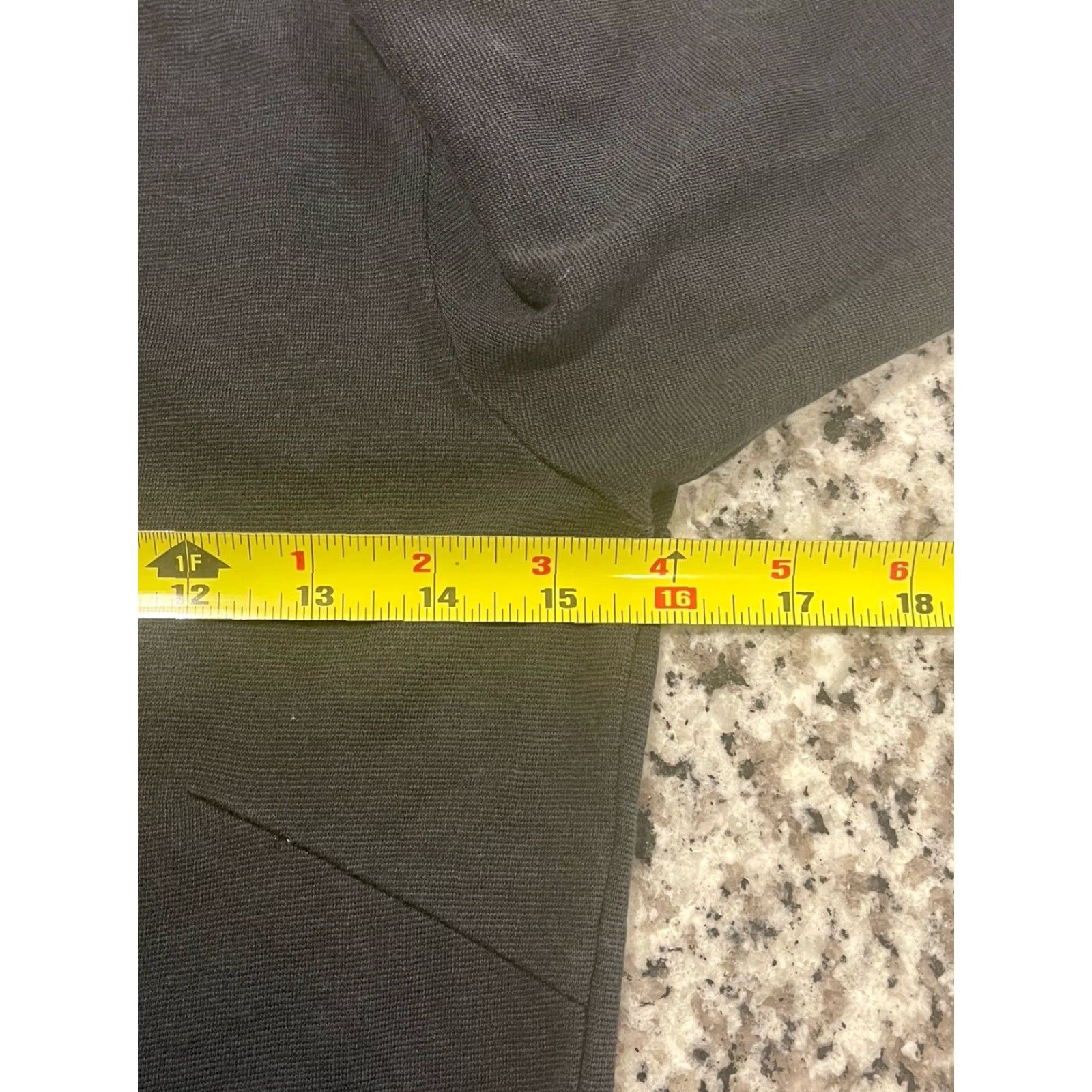 Toad&Co VINTAGE Toad & Co Women's Jersey Drop Waist Dress 3/4 Sleeve Gray Knee Length Casual Fall Spring Winter Size M / US 6-8 / IT 42-44 - 4 Thumbnail