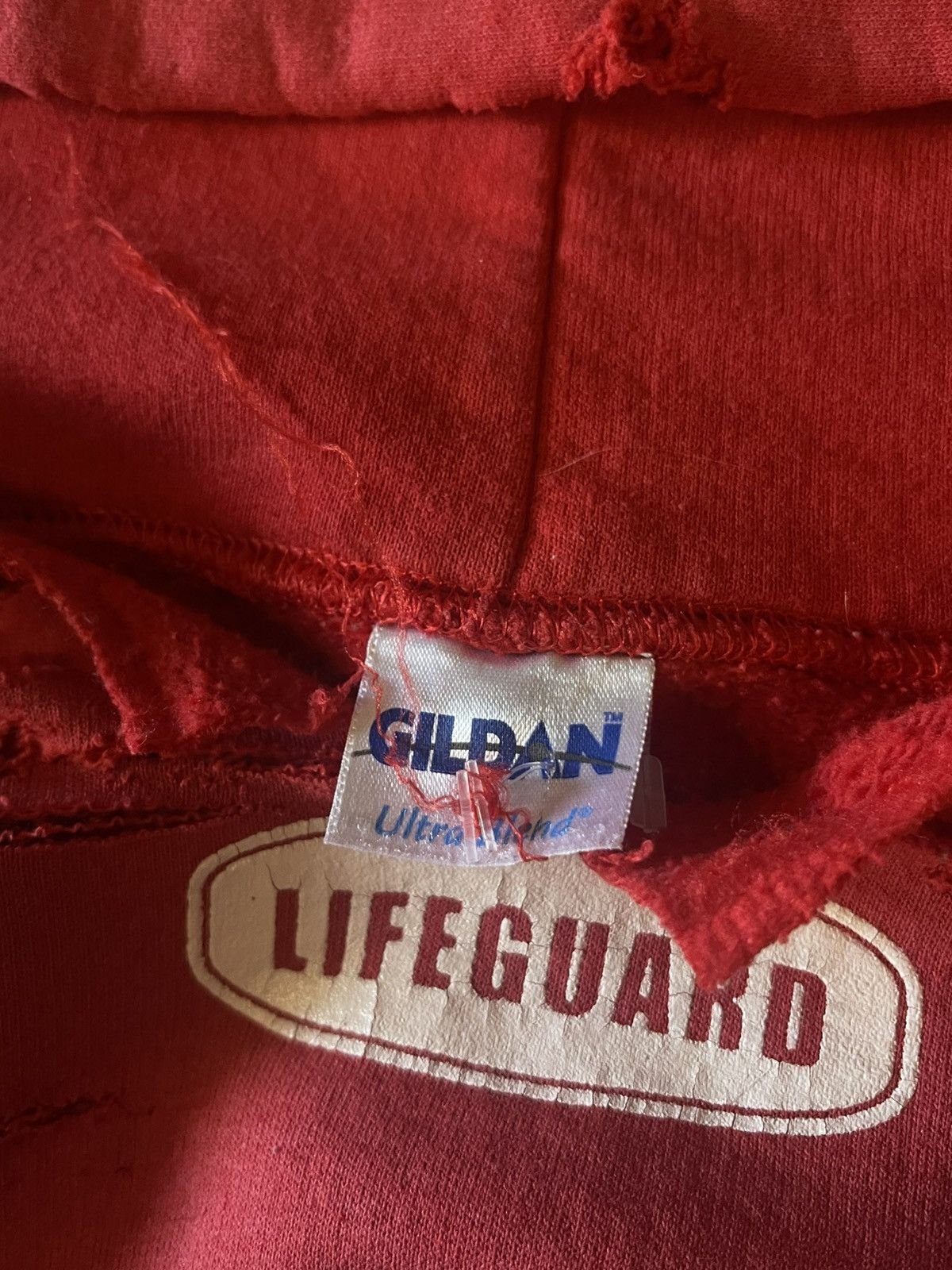 Vintage Vintage LifeGuard Thrashed Hoodie Size US M / EU 48-50 / 2 - 5 Thumbnail