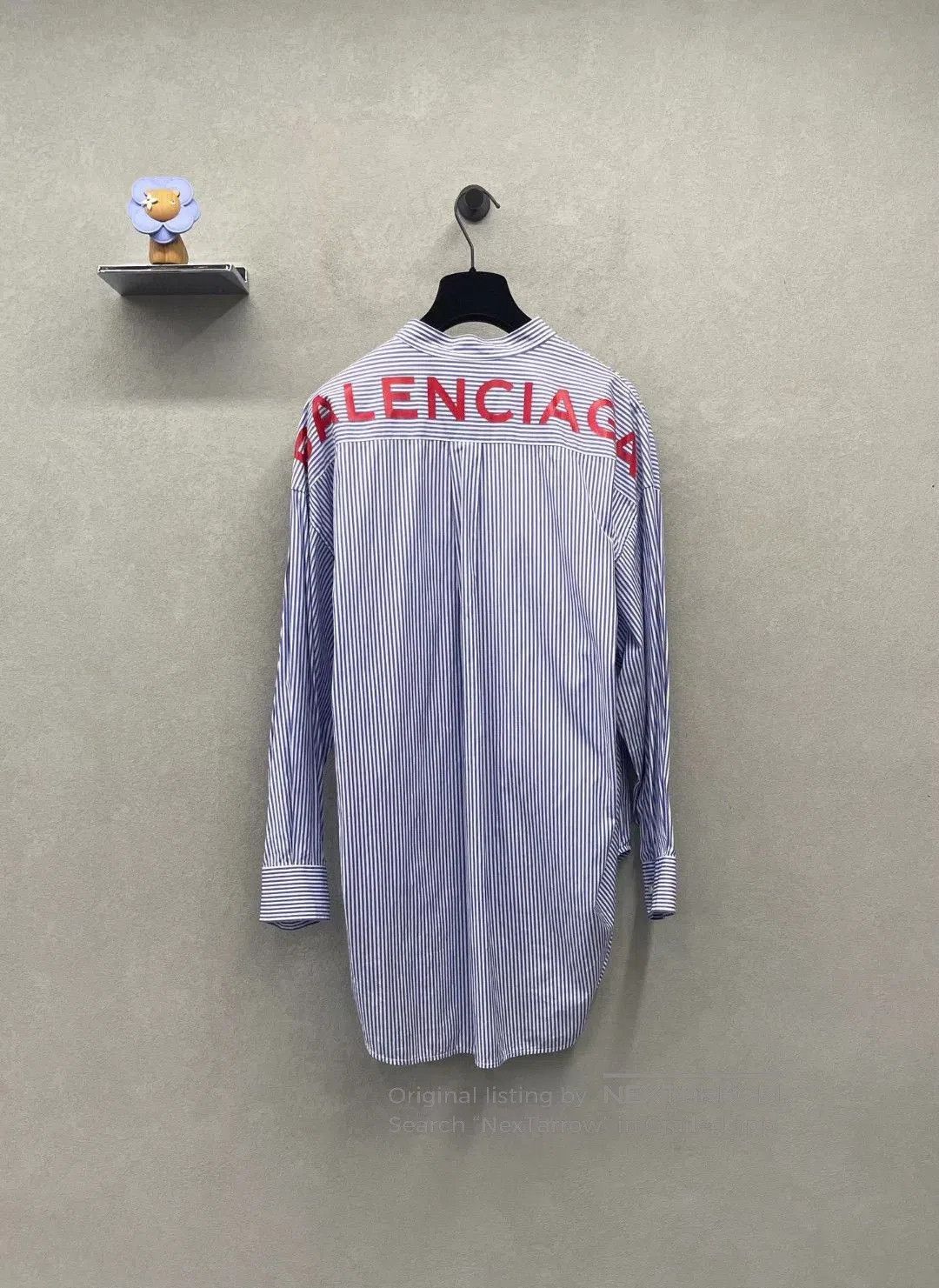 Balenciaga Balenciaga Blue Striped Shirt. Size US XS / EU 42 / 0 - 2 Thumbnail