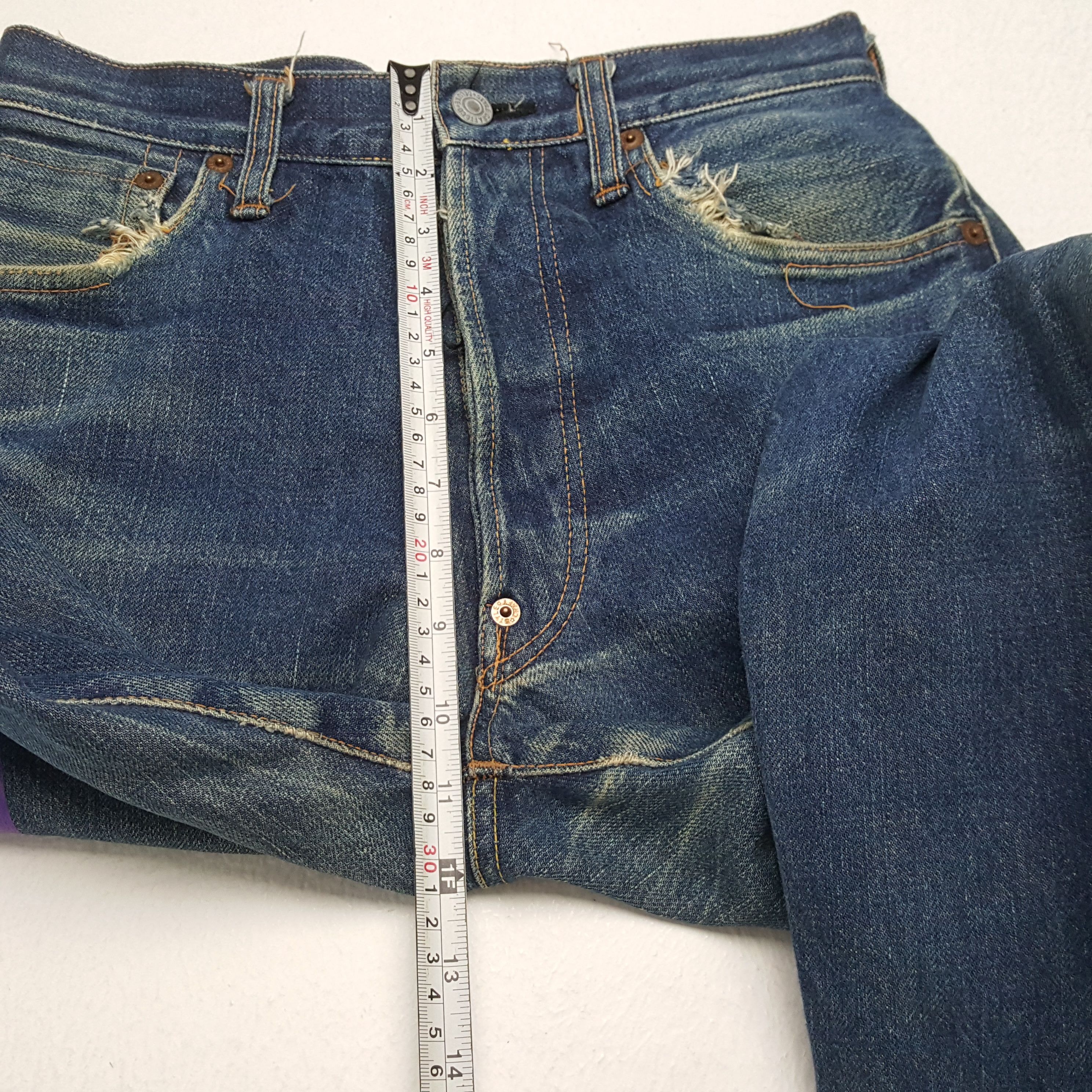 Evisu × Japanese Brand × Vintage Vintage EVIS Japanese Brand Daicock Custom Style Jeans Size US 26 / EU 42 - 8 Thumbnail
