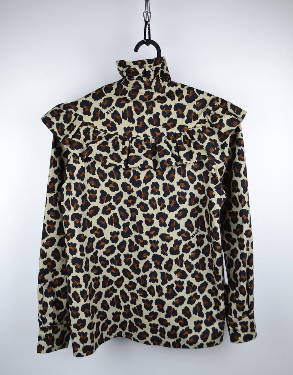 MSGM MSGM Milano Blusa/Blouse Shirt Leopard Womens Size 40 NEW Size M / US 6-8 / IT 42-44 - 7 Thumbnail