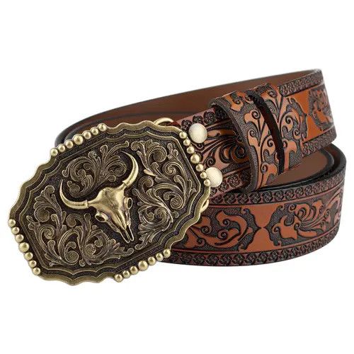 Designer Future Vintage Belt Riveted Belts Menswear Accessories Size ONE SIZE - 2 Thumbnail