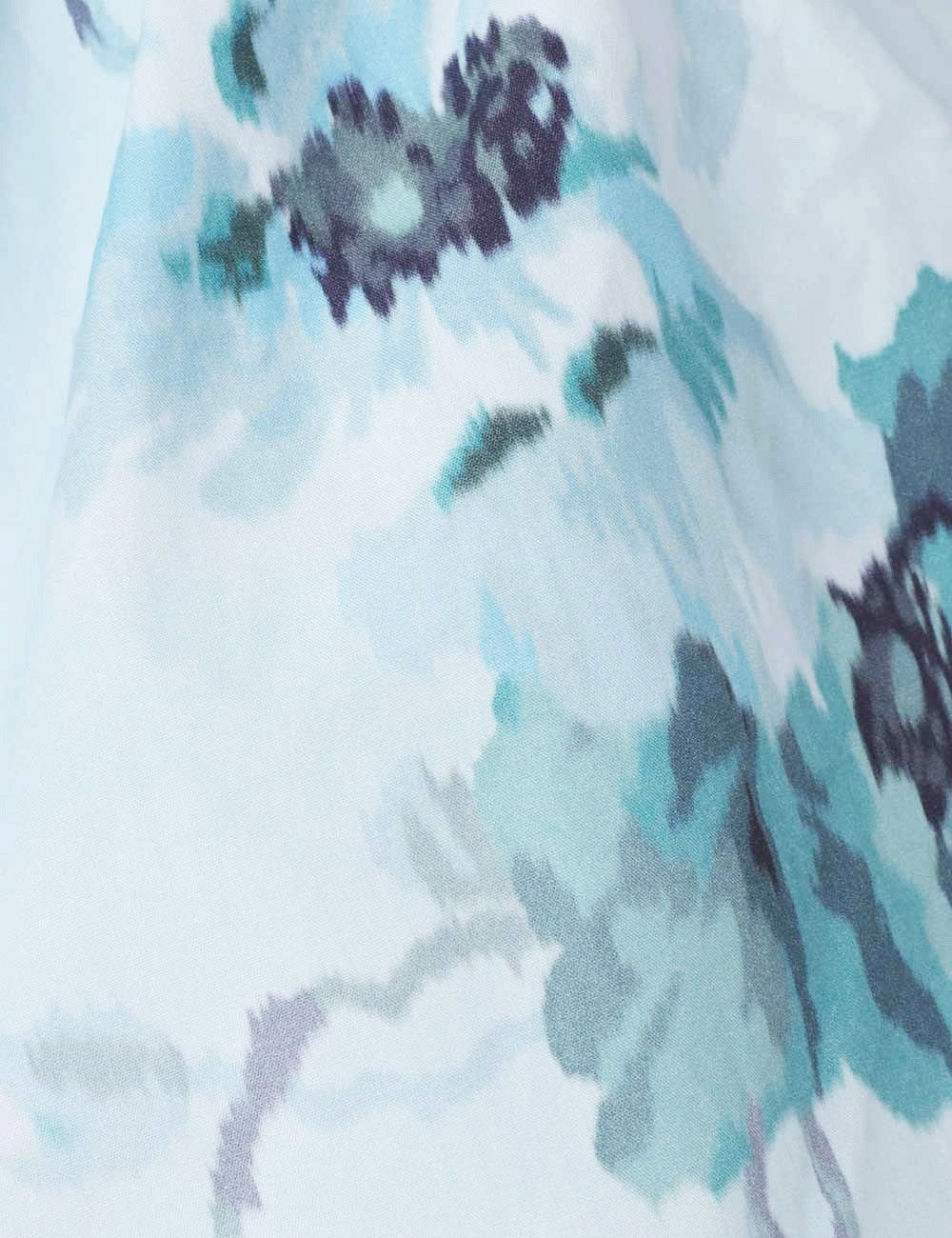 Zimmermann oc11z0525 Lightburst Gathered Midi Skirt in Blue Size 26" / US 2 / IT 38 - 6 Thumbnail