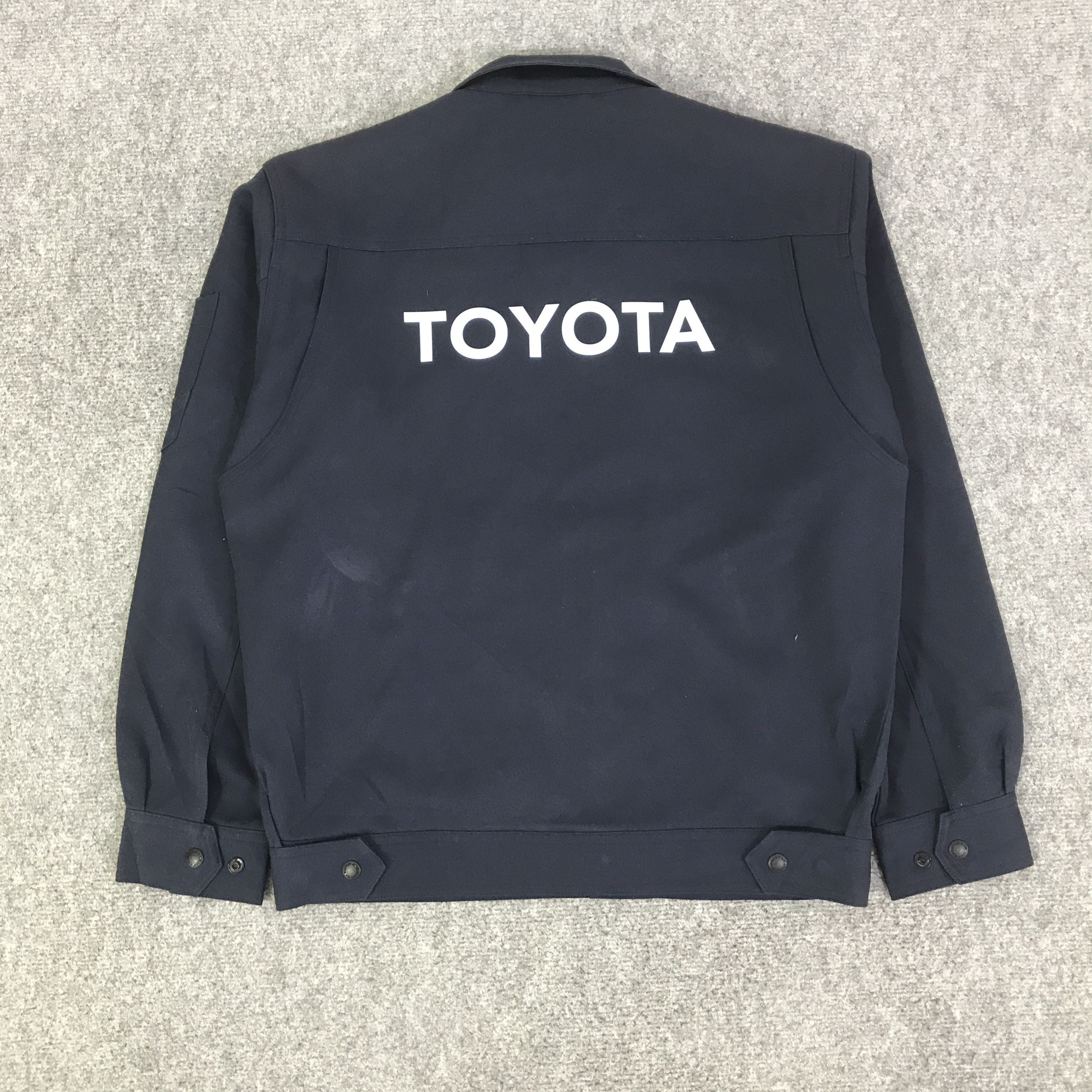 Japanese Brand TOYOTA RACING WORK CUSTOM UNIFORM JACKET K115B4 Size US M / EU 48-50 / 2 - 1 Thumbnail