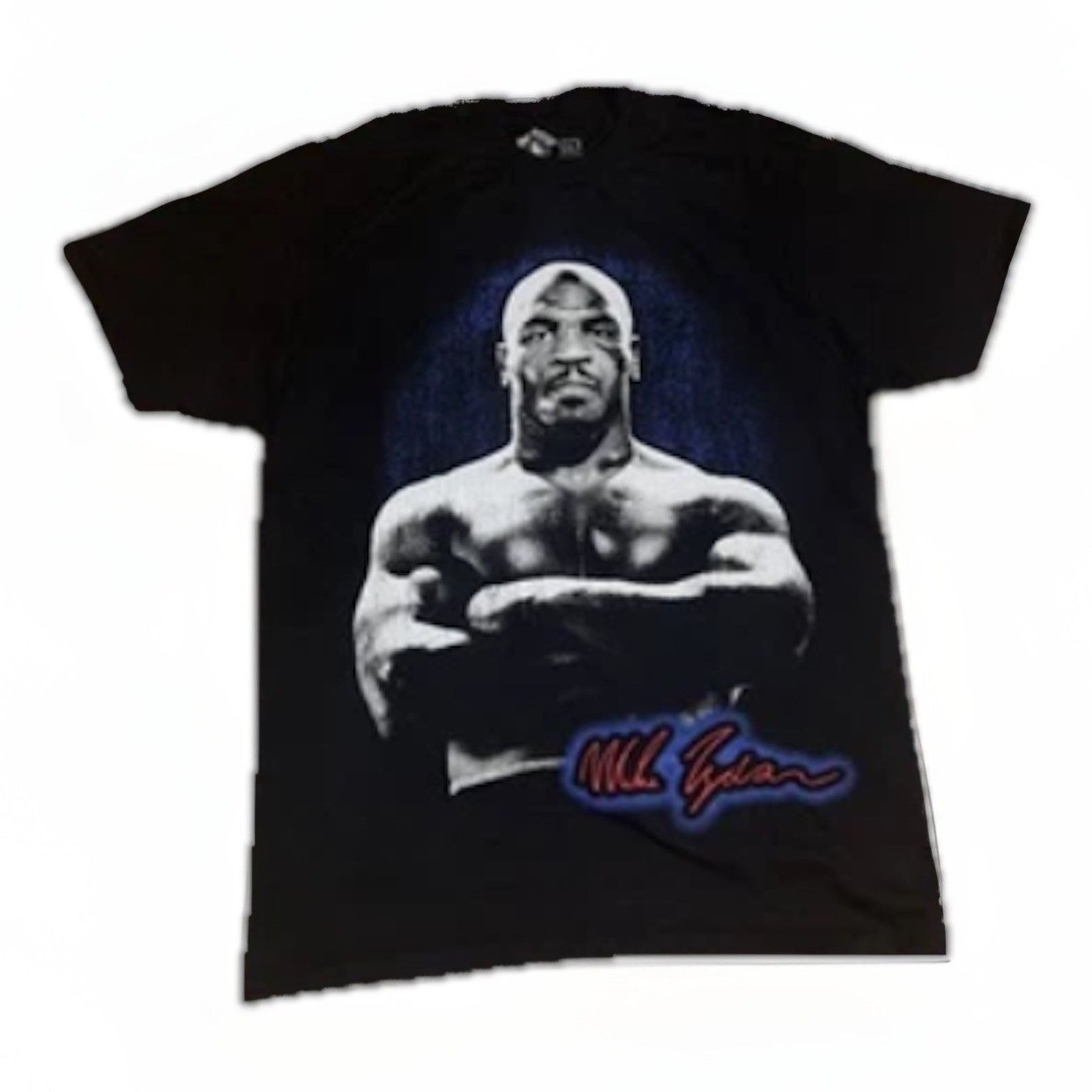 Band Tees × Vintage Mike Tyson Graphic T-Shirt Black Large 21x28 Boxing Legend Size US L / EU 52-54 / 3 - 1 Thumbnail