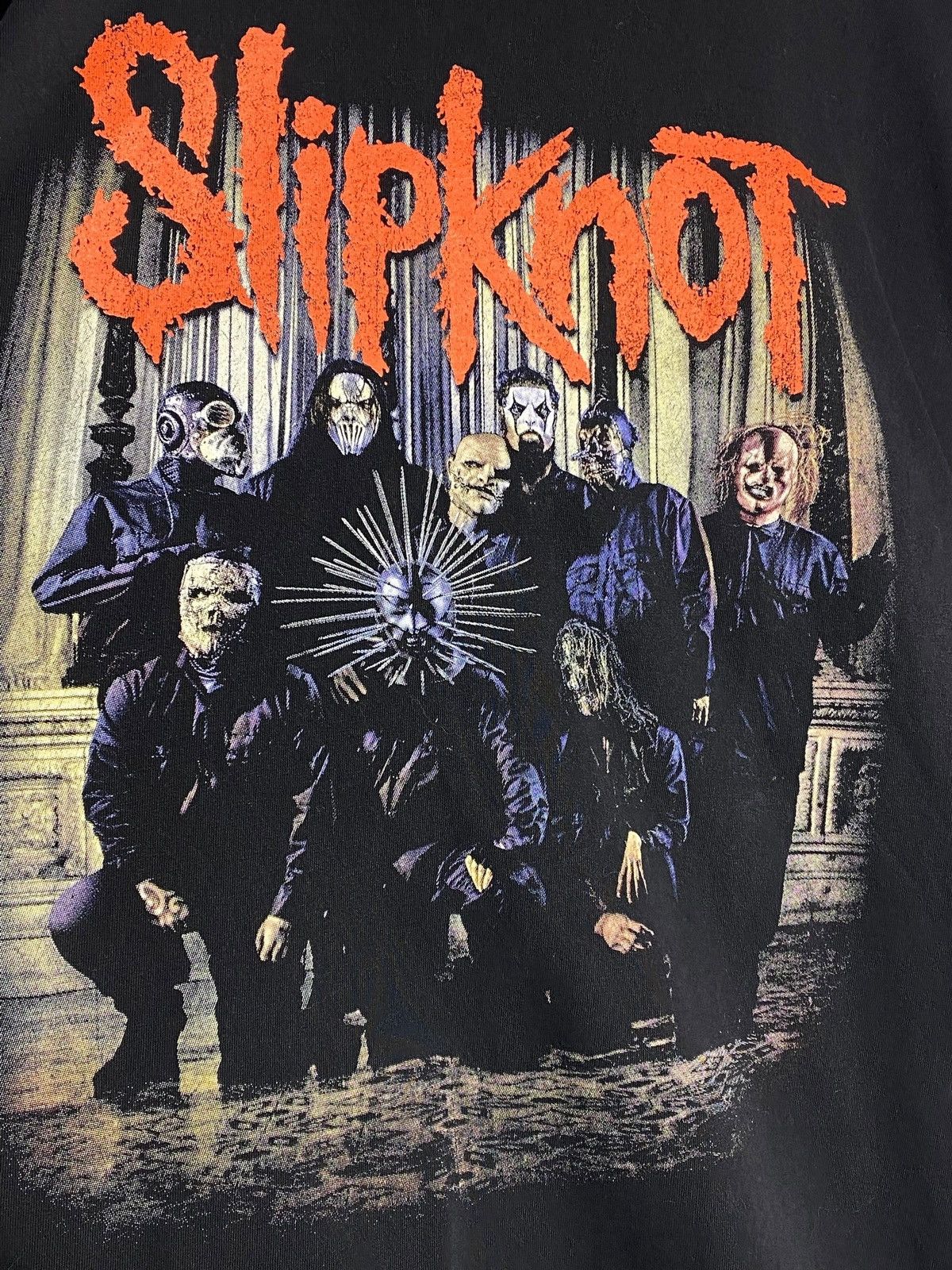 Band Tees VINTAGE SLIPKNOT BAND TEE DISTRESSED METALCORE GRUNGE VIBES Size US XL / EU 56 / 4 - 3 Thumbnail
