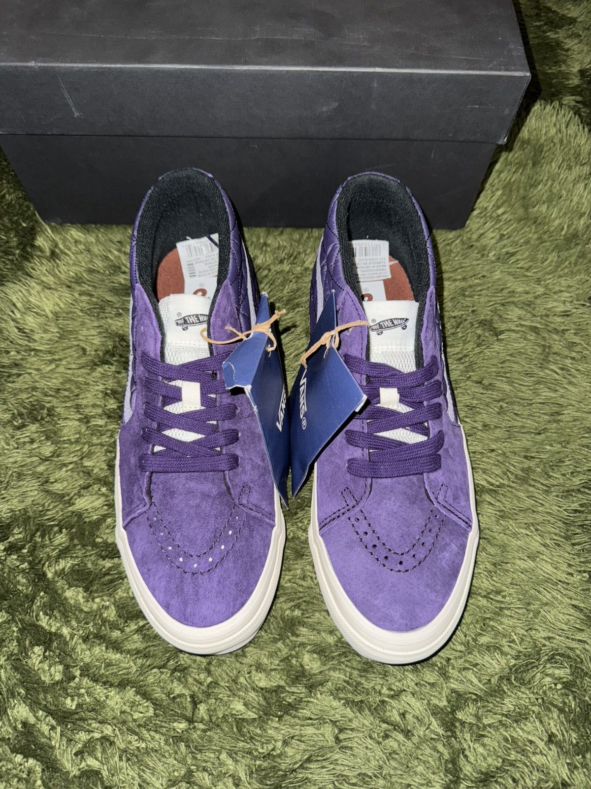 Vans [US 9] Vans Vault Skate Mid Sample Quilted Suede Purple Size US 9 / EU 42 - 2 Thumbnail