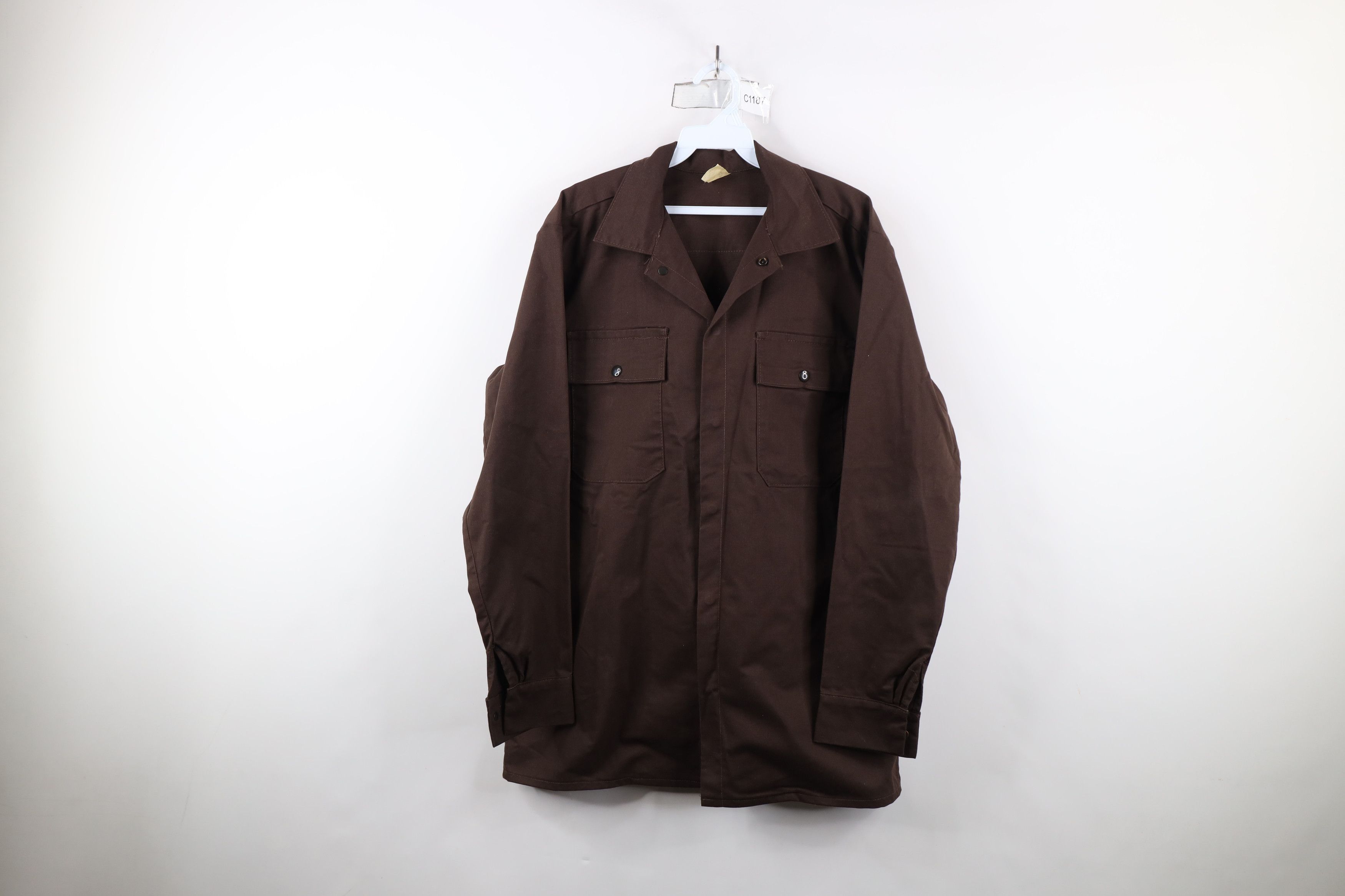 Vintage Vintage 90s Streetwear Cotton Workwear Button Shirt USA Size US M / EU 48-50 / 2 - 1 Thumbnail