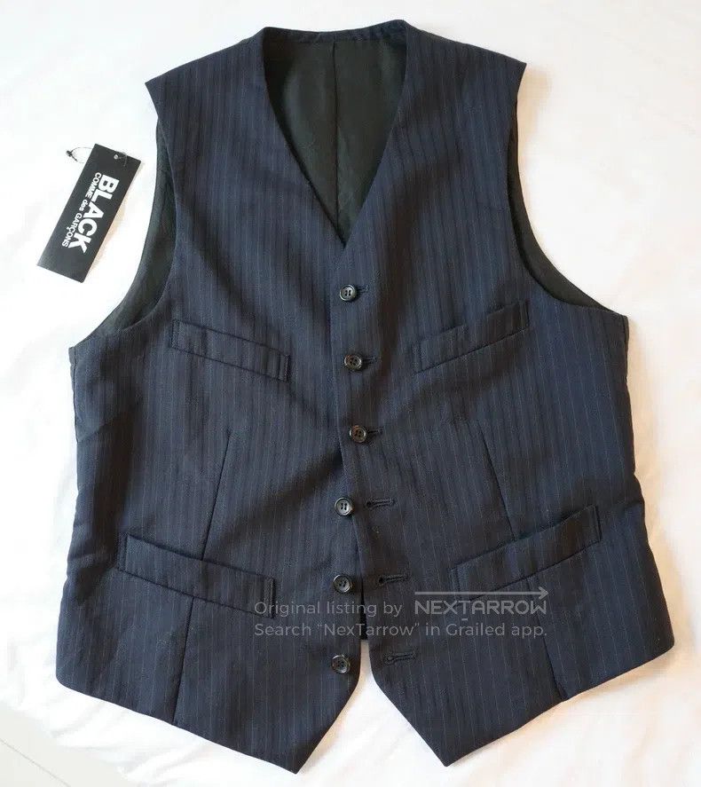 Comme des Garcons Comme Des Garcons Dark striped vest Size US M / EU 48-50 / 2 - 1 Thumbnail
