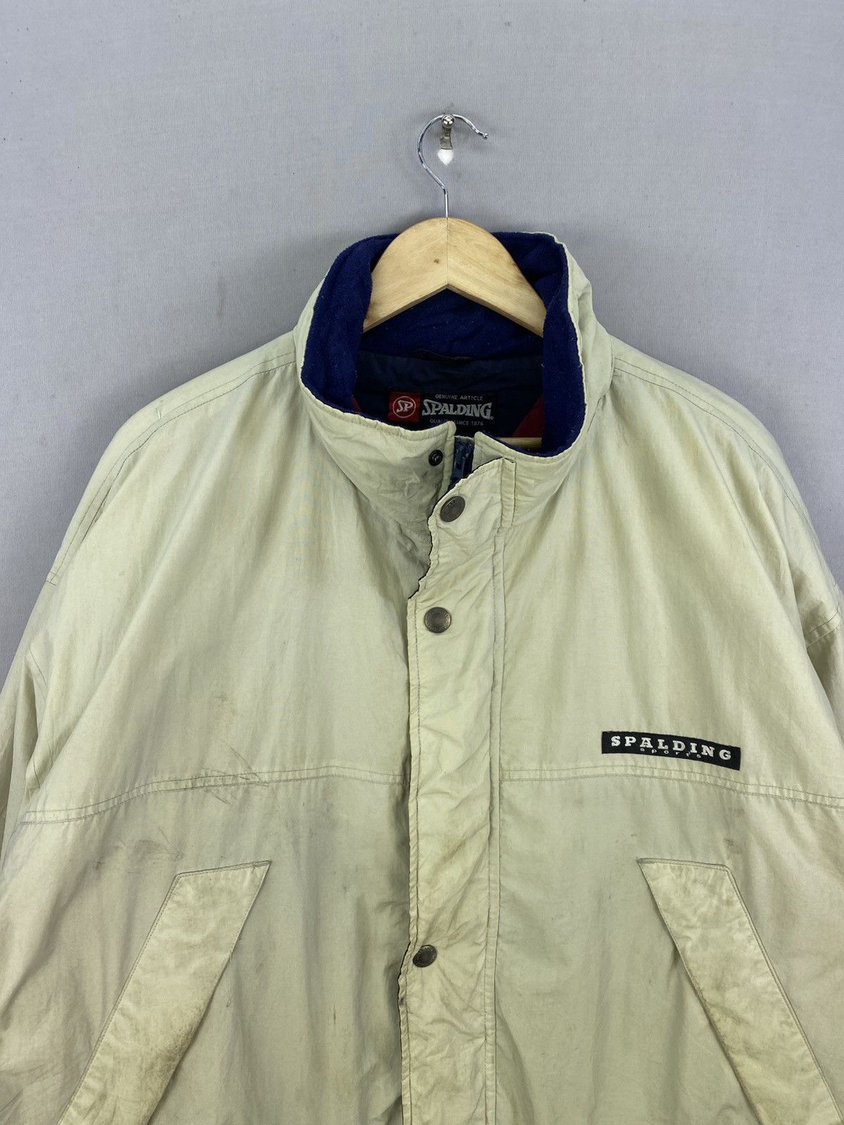 Spalding Spalding Sports Big Size Windbreaker Jacket Size US XXL / EU 58 / 5 - 7 Thumbnail
