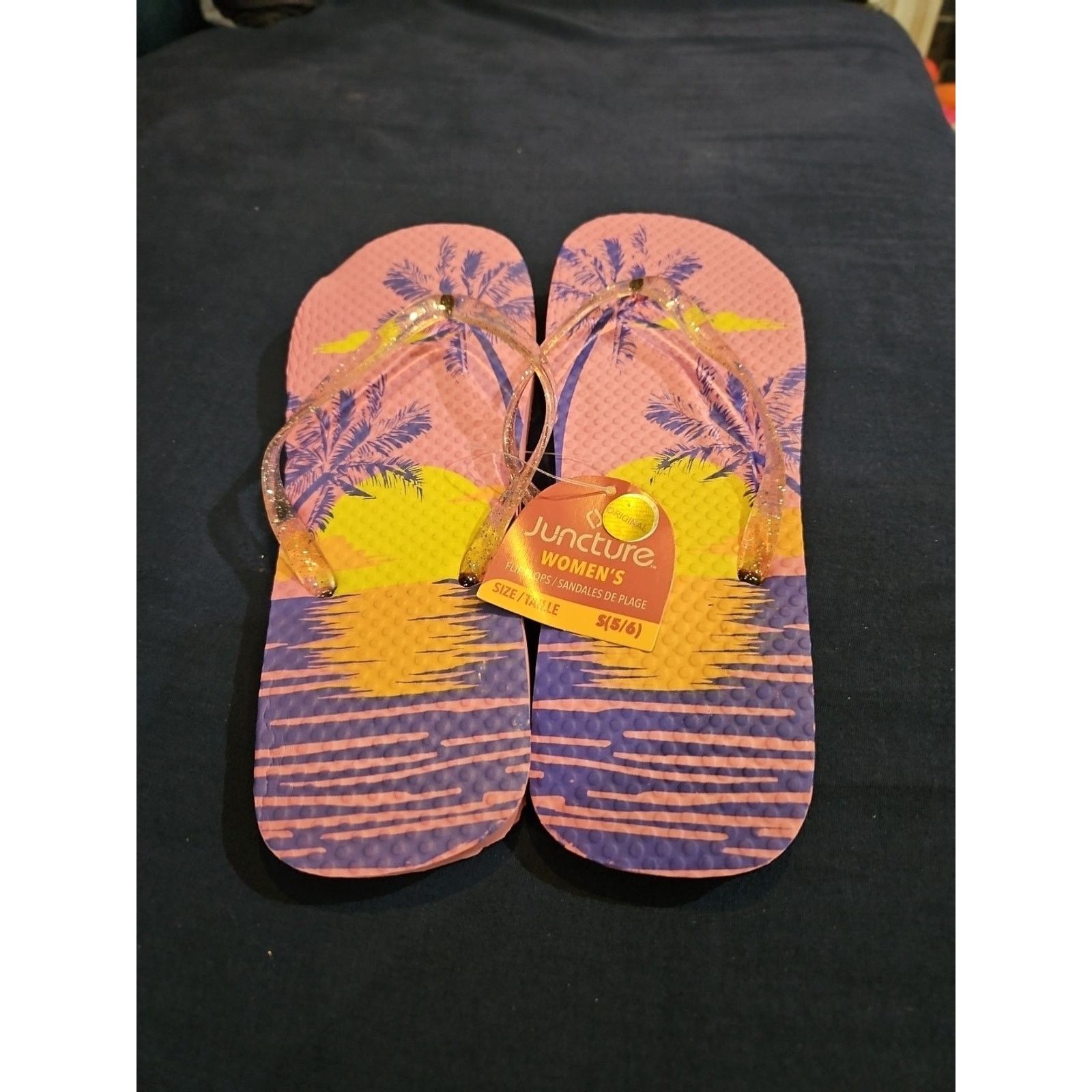 Other Juncture Women's 5/6 Flip Flops / Sandals Size US 5 / IT 35 - 2 Thumbnail