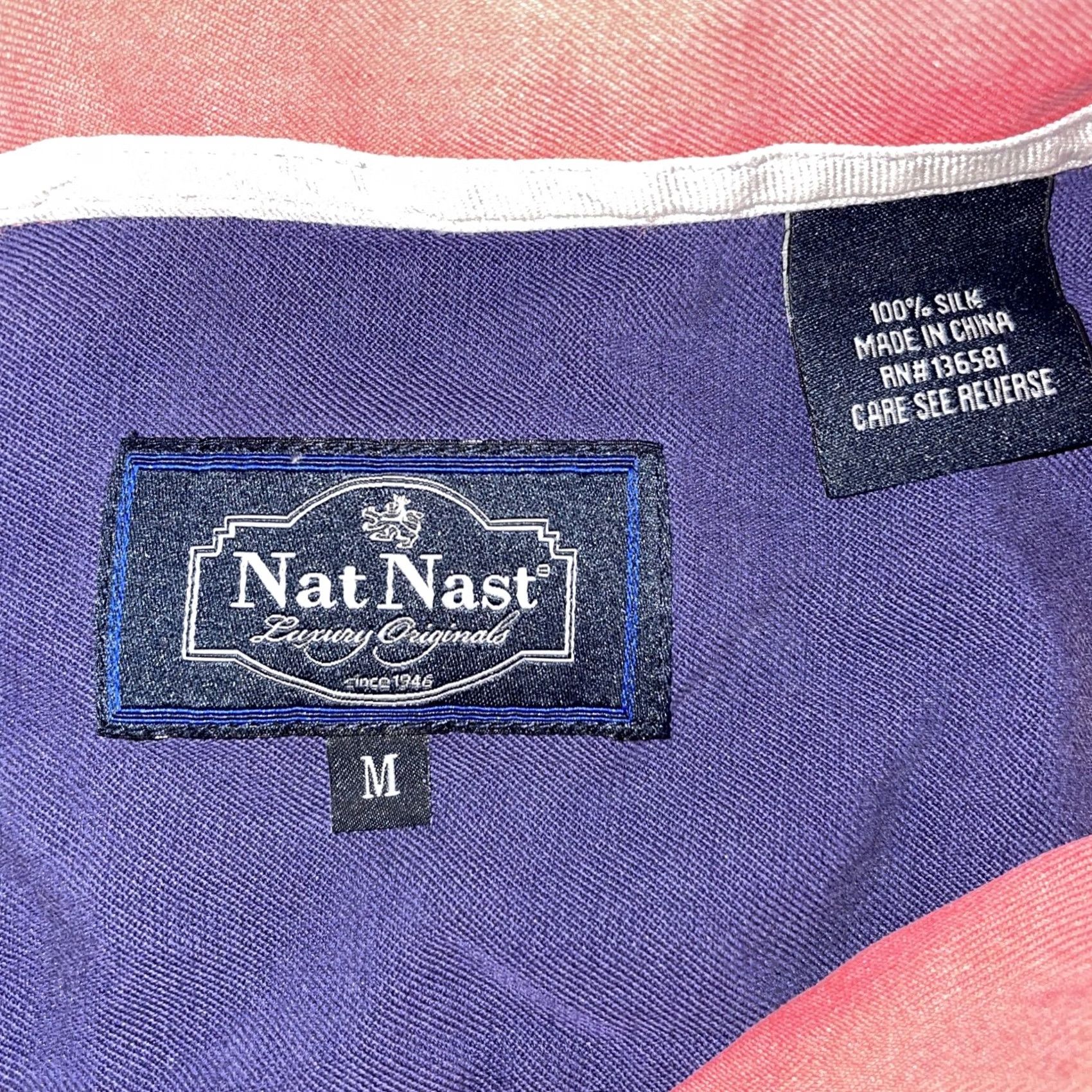 Nat Nast Nat Nast luxury originals red Button-Down shirt Mens M Size US M / EU 48-50 / 2 - 4 Thumbnail