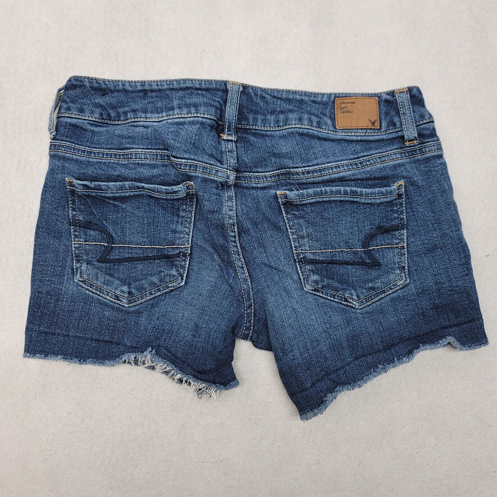 American Eagle Outfitters American Eagle Casual Denim Jean Shorts Womens Size 2 Blue Size 26" / US 2 / IT 38 - 6 Thumbnail