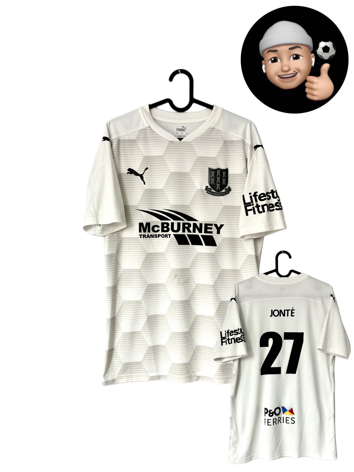 Puma 2020 2021 Ballymena United Ireland Game Issue Soccer Jersey Size US M / EU 48-50 / 2 - 1 Thumbnail