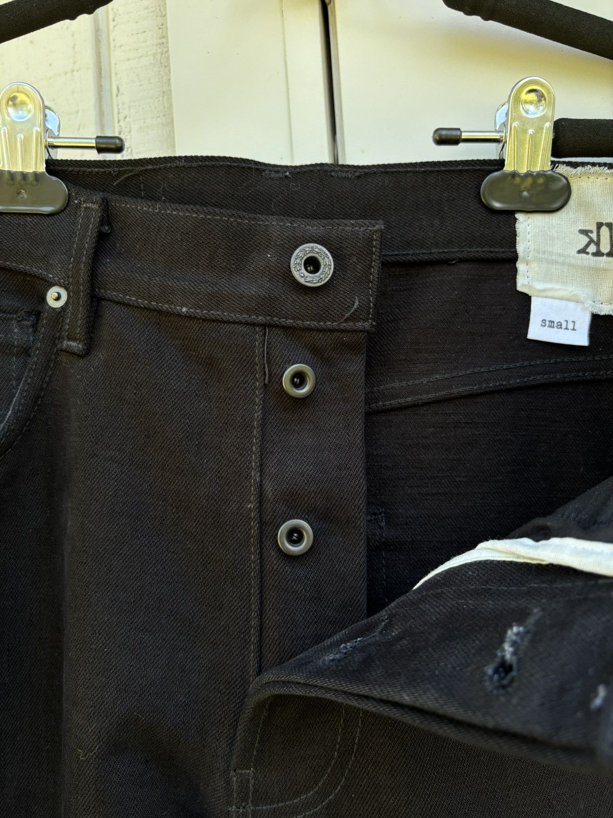 K-Two Studios Ktwo 20z Black Selvedge Denim Size US 30 / EU 46 - 7 Thumbnail