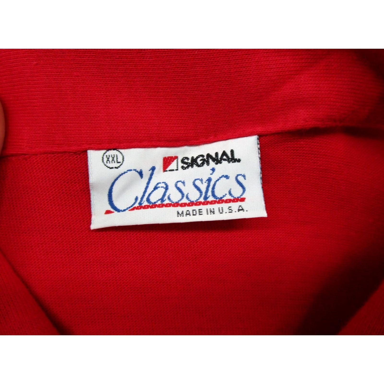 Vintage VINTAGE Kohler Engines Red Polo Shirt 2XL USA Made Polo Shirt Men Red 80s Golf Embroidered Signal Short Sleeve USA Vintage Men 2XL Size US XXL / EU 58 / 5 - 3 Thumbnail