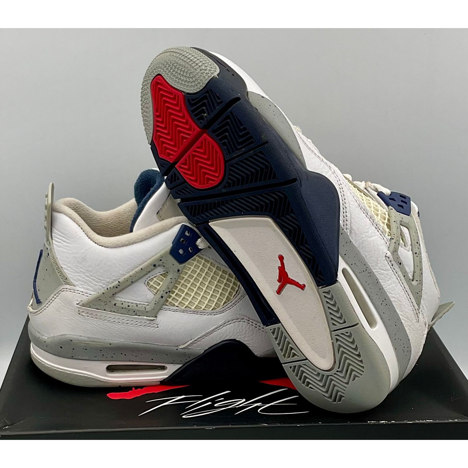 Jordan Brand Air Jordan 4 Retro Midnight Navy GS - Size 5.5Y - 408452-140 Size US 5.5 / EU 38 - 6 Thumbnail