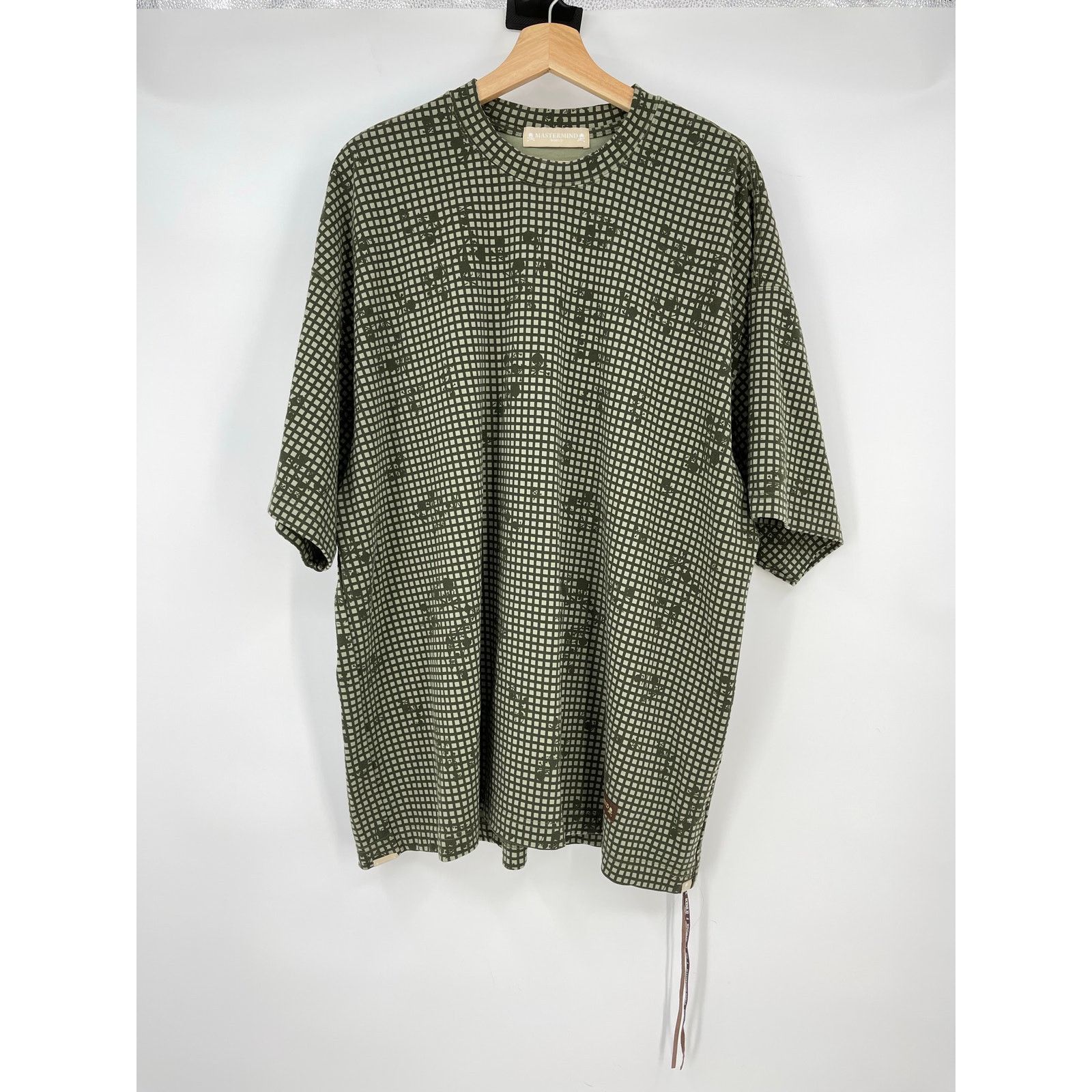 Mastermind Japan Mastermind World | Khaki Check T-shirt In Night Desert L Size US L / EU 52-54 / 3 - 3 Thumbnail