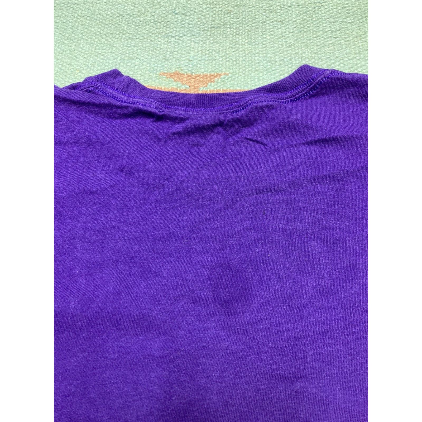 Vintage VINTAGE Dragon T-Shirt Mens M Purple Funny Literally f*cked card graphic Medium Size US M / EU 48-50 / 2 - 5 Thumbnail