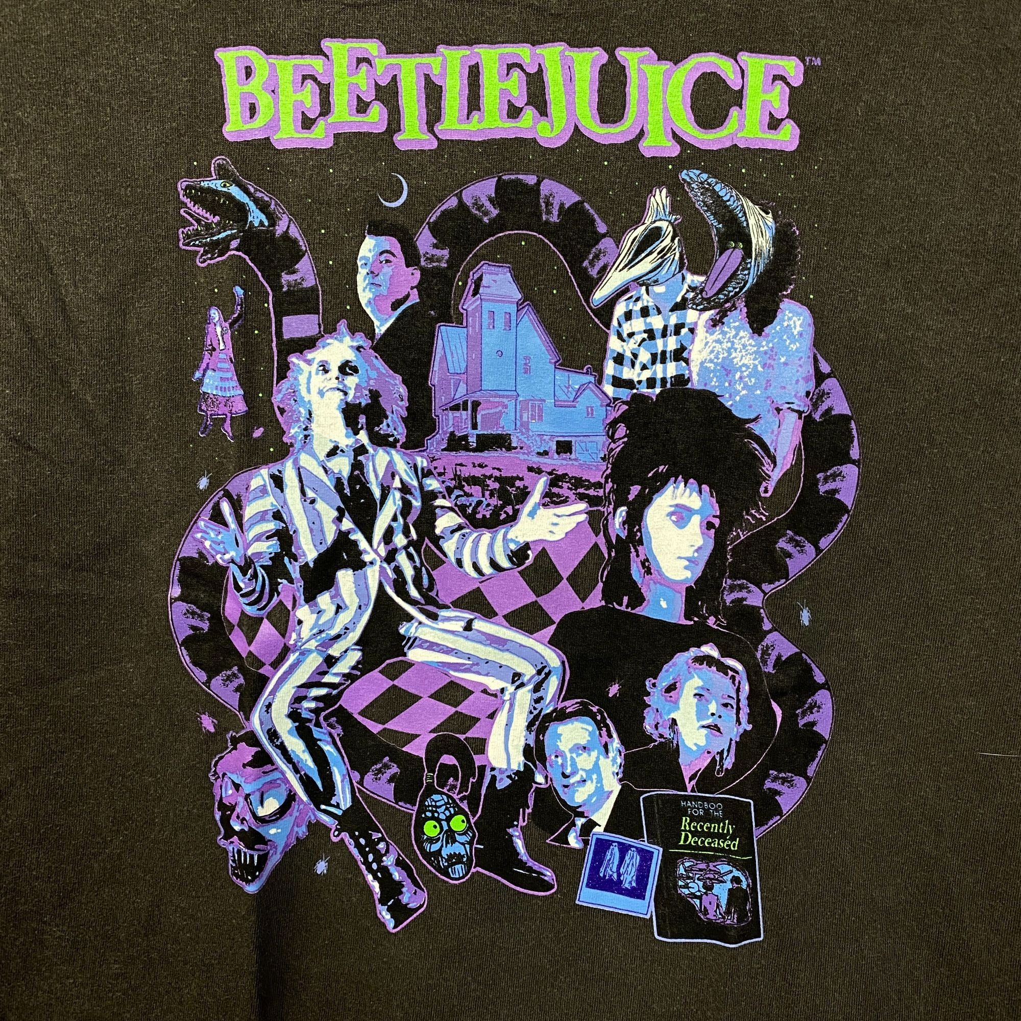 Other Beetlejuice Collage Illustration Graphic Design T-Shirt S/M Size US M / EU 48-50 / 2 - 2 Thumbnail