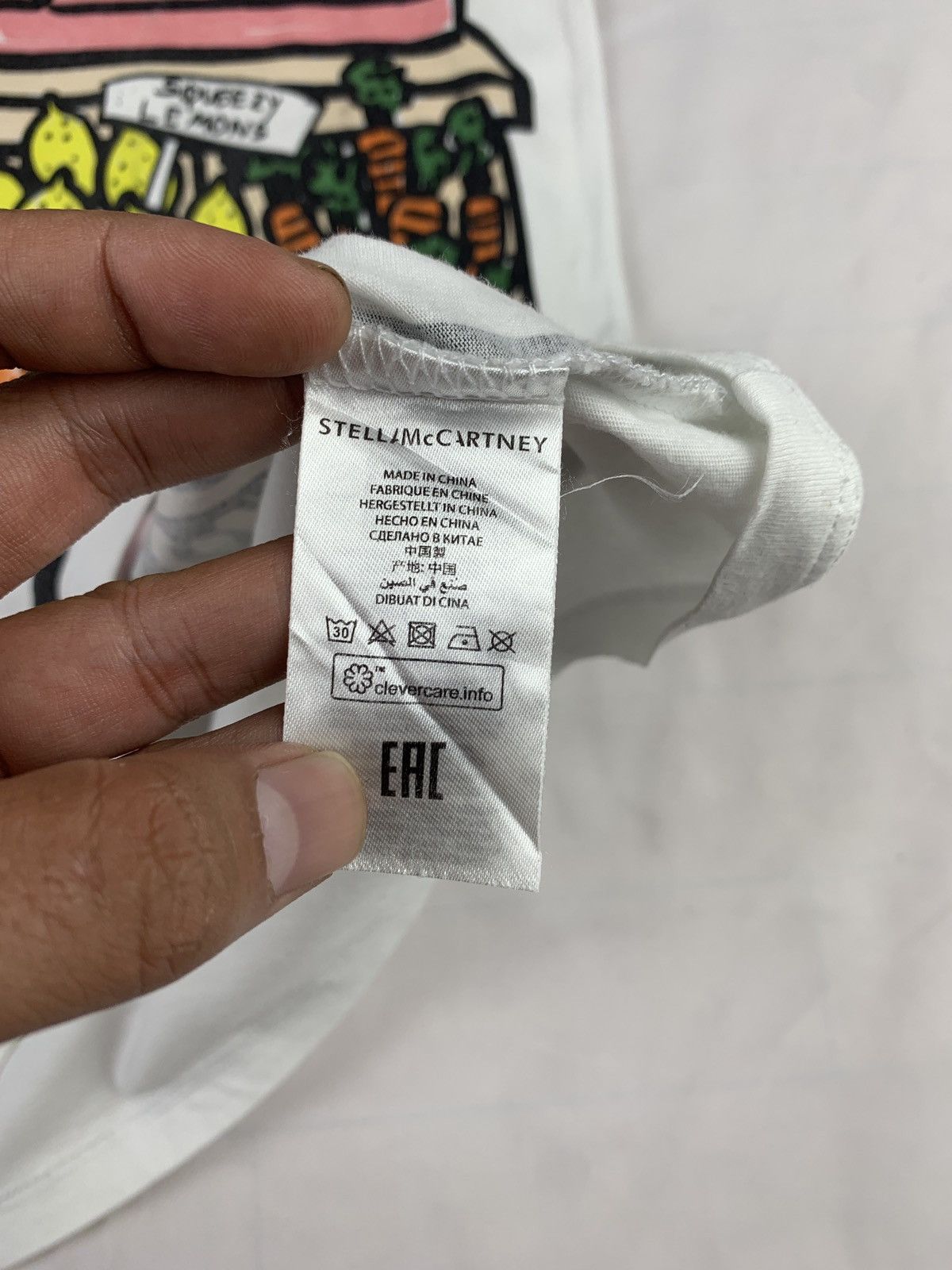 Stella McCartney Stella McCartney Designer Fruit Shop Cartoon Long Baby Tee Size S / US 4 / IT 40 - 7 Thumbnail