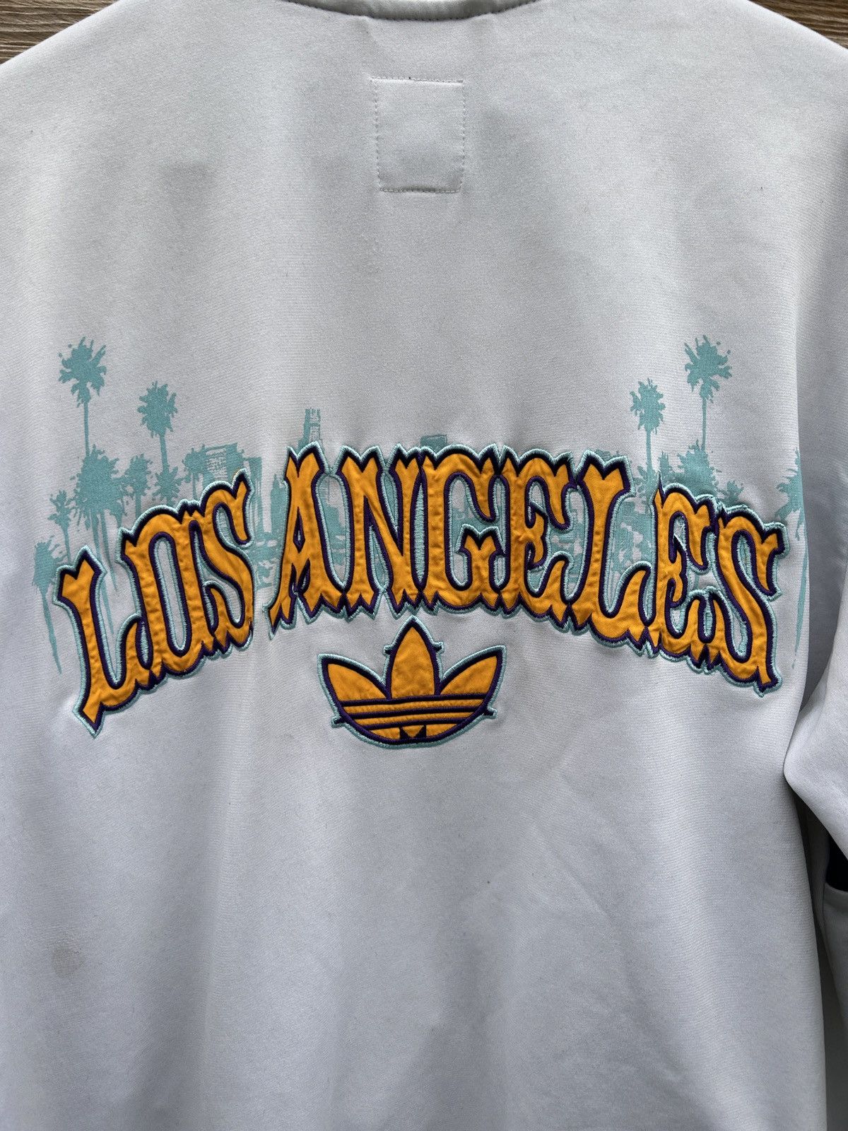 Adidas Vintage Adidas Originals LA Lakers 2010 NBA Tracksuit Jacket Size US XL / EU 56 / 4 - 7 Thumbnail