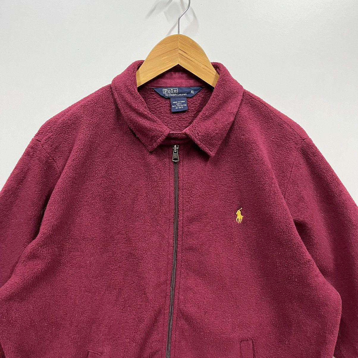 Polo Ralph Lauren Vintage POLO by Ralph Lauren Fleece Jacket Harrington Style Size US XL / EU 56 / 4 - 2 Thumbnail
