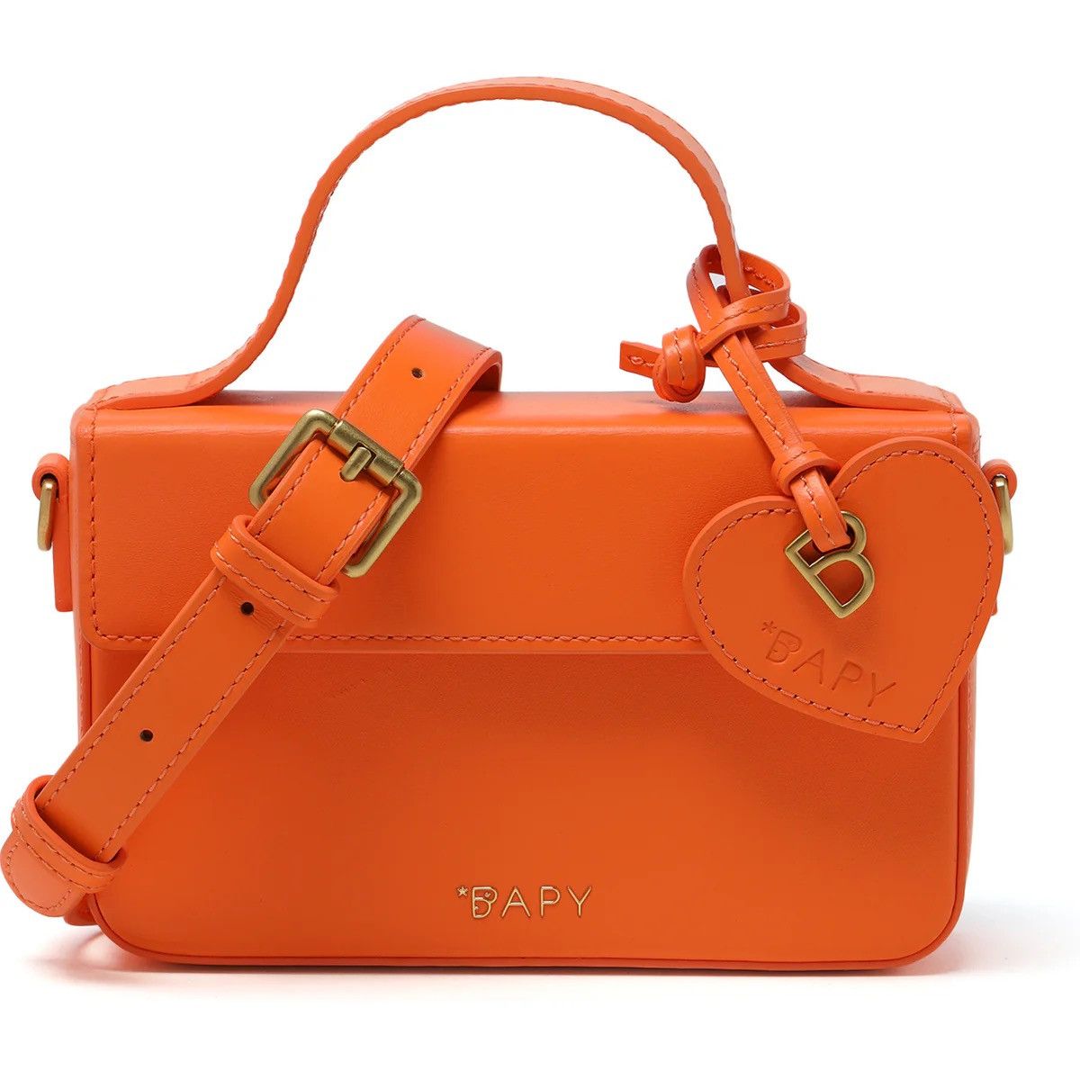Bape BAPY LEATHER BOX CROSSBODY BAG LADIES Size ONE SIZE - 8 Thumbnail