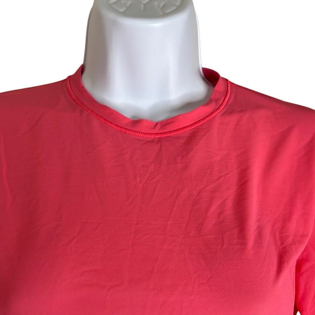 Lululemon Lululemon Womens Large Pink Mesh Nulu Crewneck Long-sleeve B Size L / US 10 / IT 46 - 3 Thumbnail