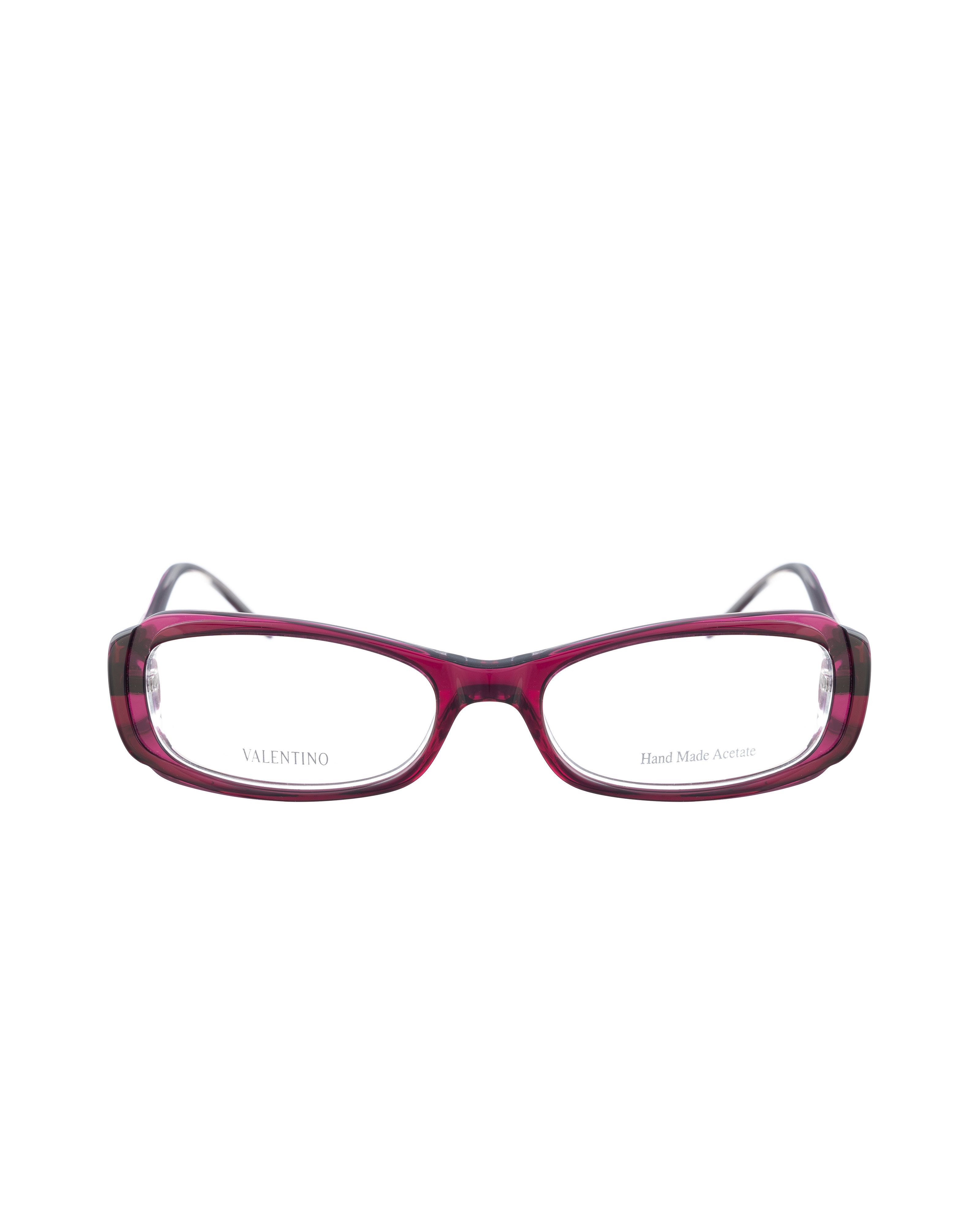 Valentino Valentino 00s Deep Violet Transparent Glasses Size ONE SIZE - 3 Thumbnail