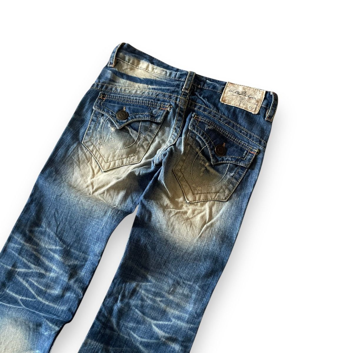 If Six Was Nine Original Flare Y2K Look Lolita Jeans Rusty Size US 30 / EU 46 - 9 Thumbnail