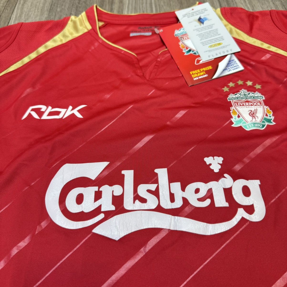 Other Liverpool 05/06 champion league home shirt (Bnwt) Size US XL / EU 56 / 4 - 3 Thumbnail