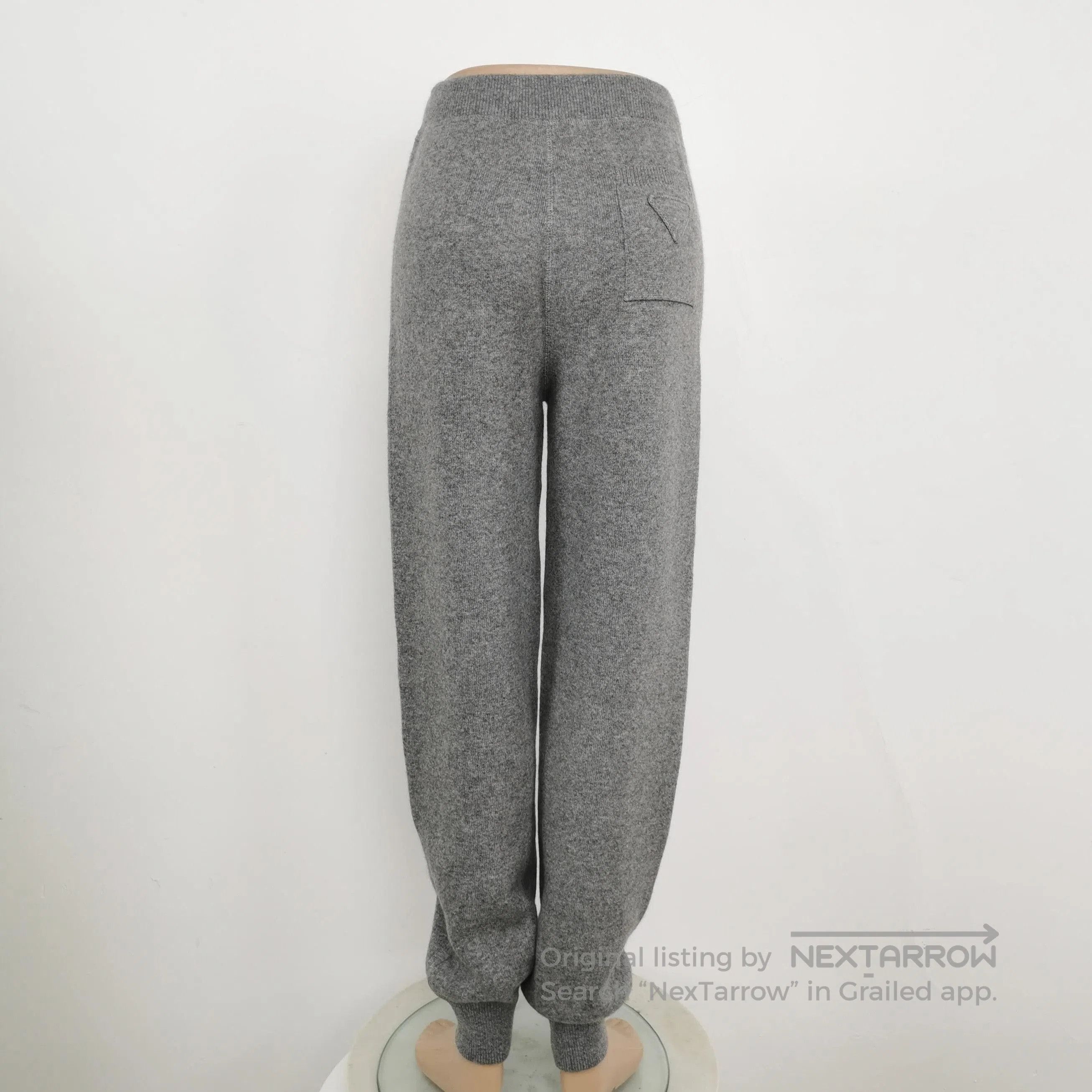 Prada Prada Grey Cashmere Pants in Size 4. Size 39" - 2 Thumbnail
