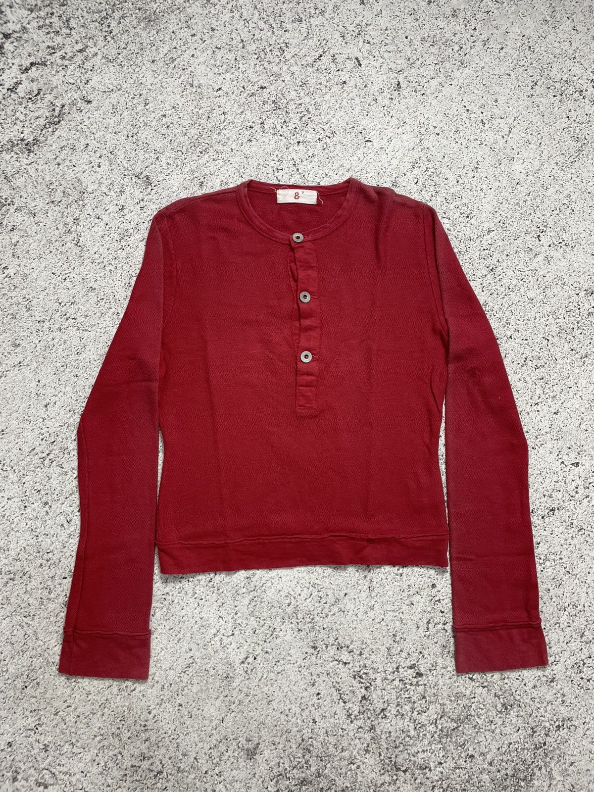 45rpm 45rpm Henley Long Sleeve Tshirt Kapital Style Size US S / EU 44-46 / 1 - 1 Thumbnail