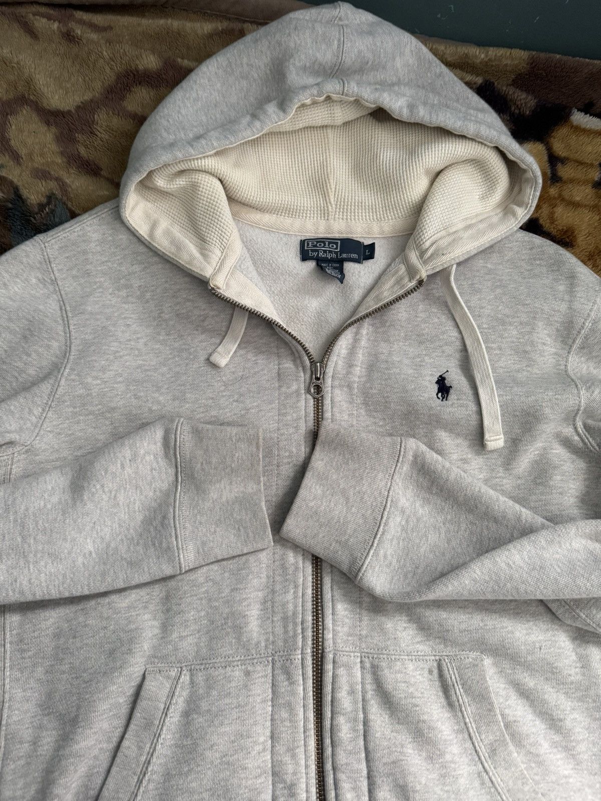 Polo Ralph Lauren Vintage Polo Ralph Lauren Zip Up Hoodie Y2K Size US L / EU 52-54 / 3 - 5 Thumbnail