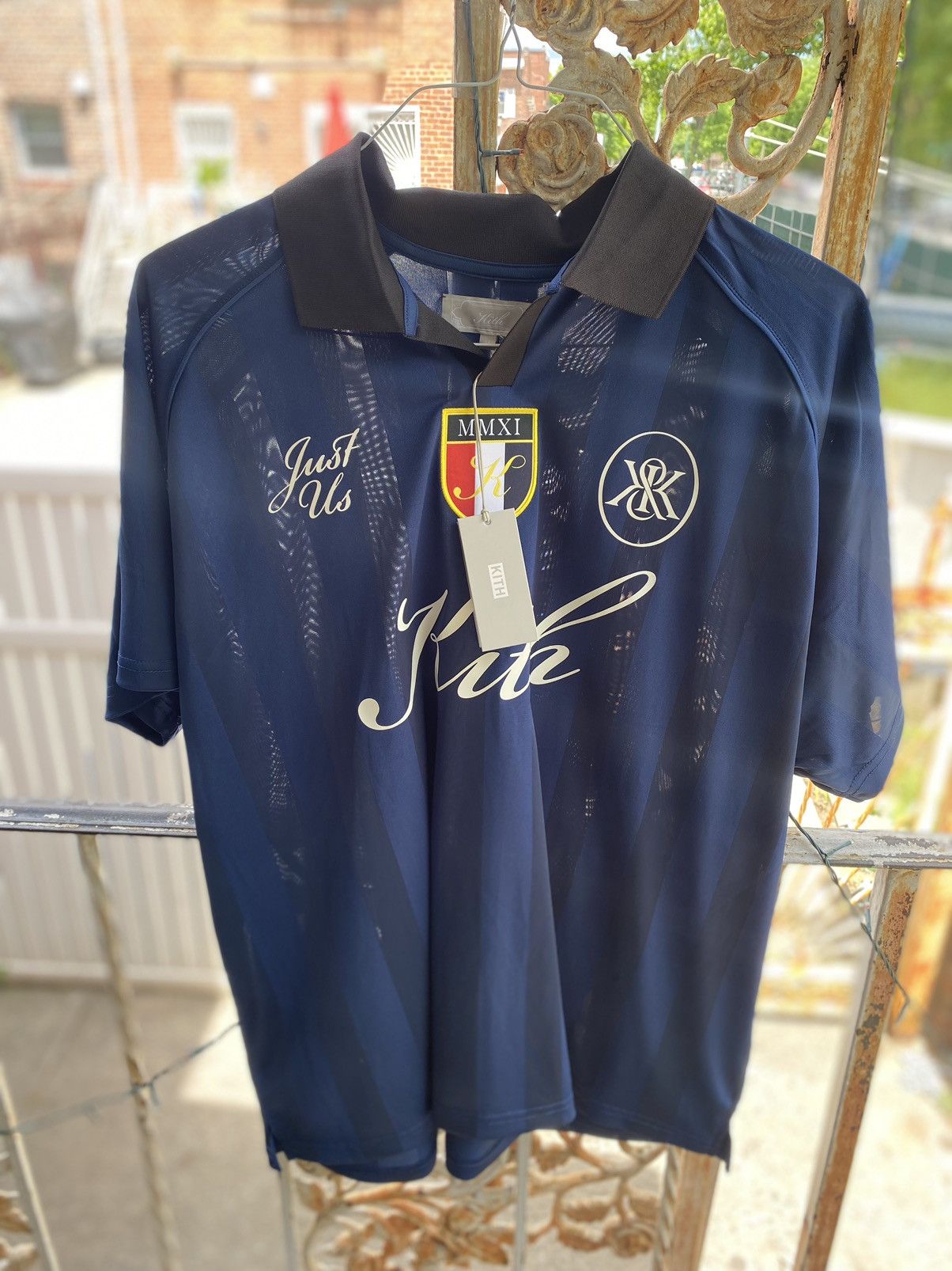 Kith Shadow Stripe Marcel ショップ Soccer Jersey Buy Kith Red