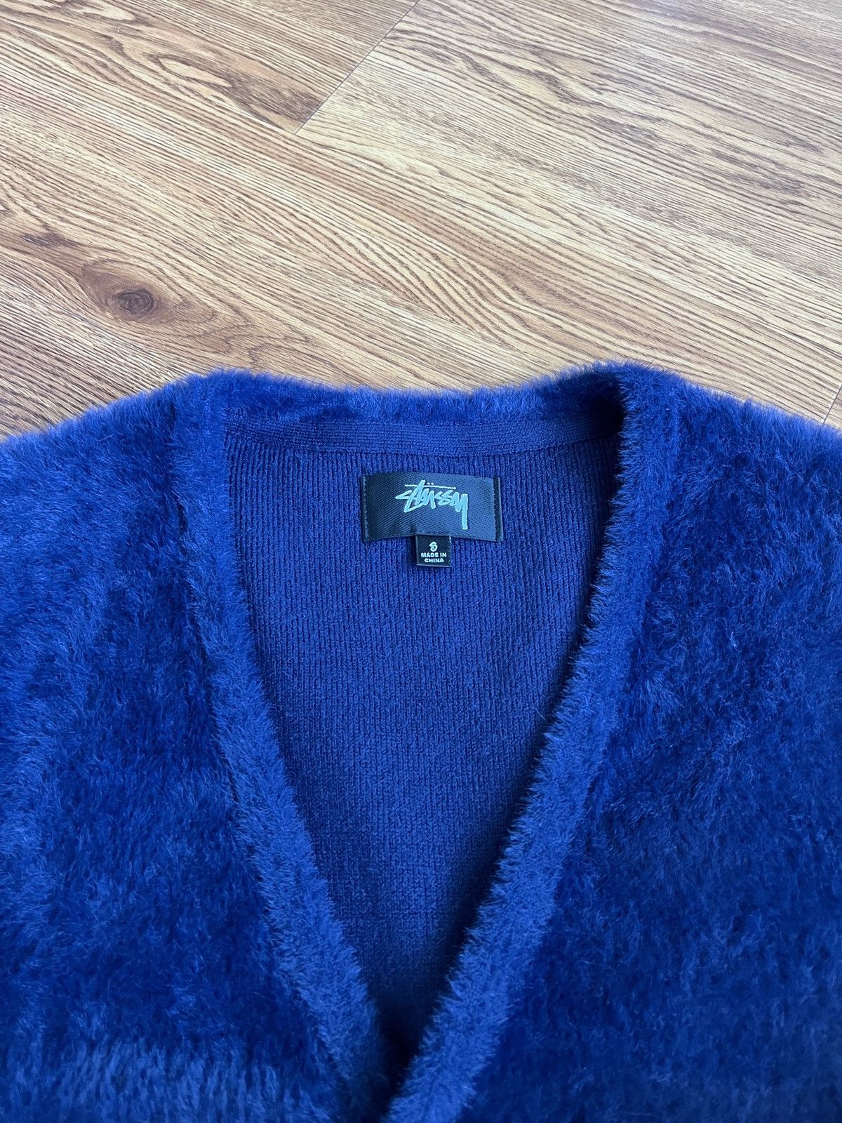 Stussy Stussy Wool Cardigan Blue/Navy Size US S / EU 44-46 / 1 - 3 Thumbnail