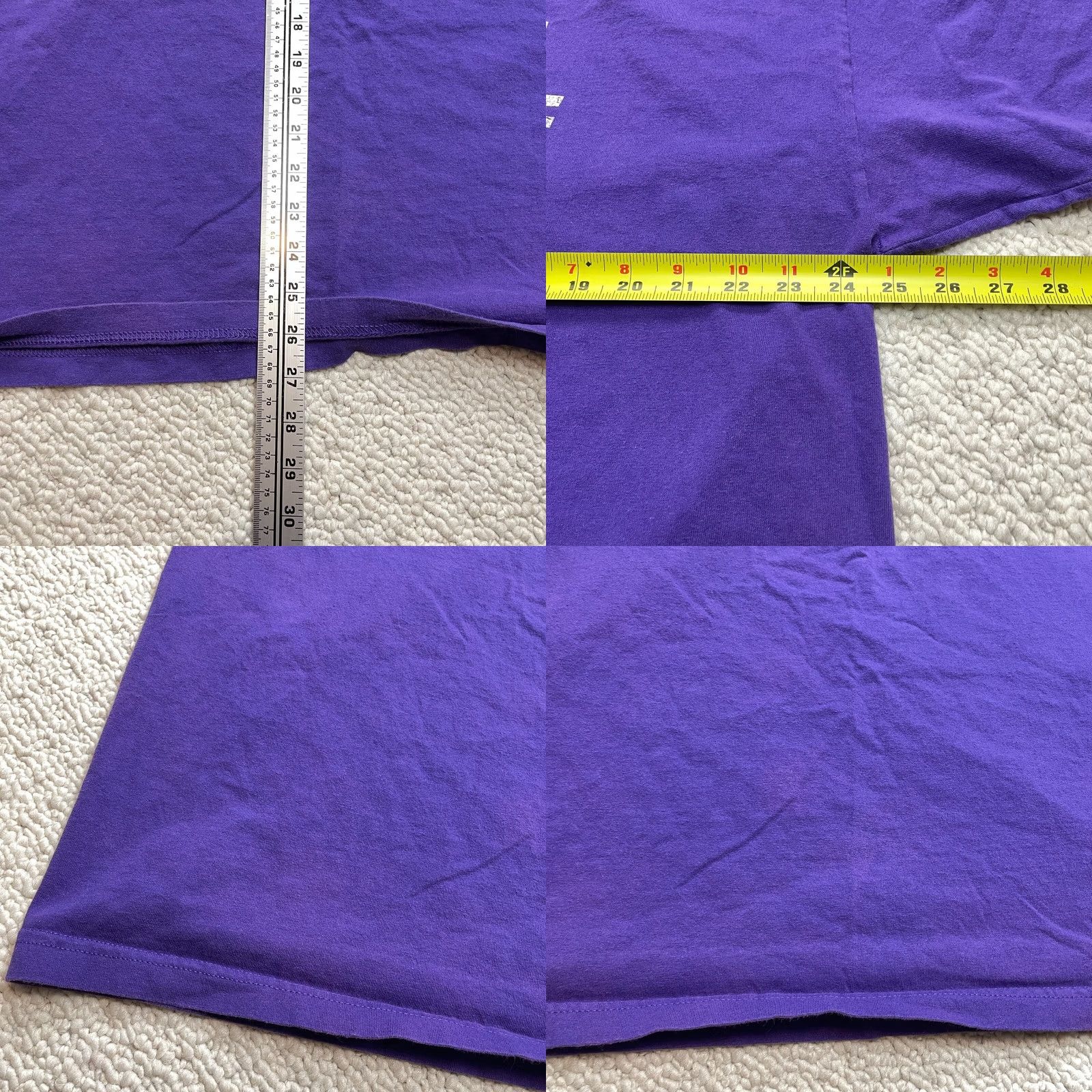 Vintage Alstyle Apparel & Activewear Shirt Mens 2XL Purple Las Vegas Nevada Logo Tee T-Shirt Crew Neck Short Sleeve Size US XXL / EU 58 / 5 - 8 Thumbnail