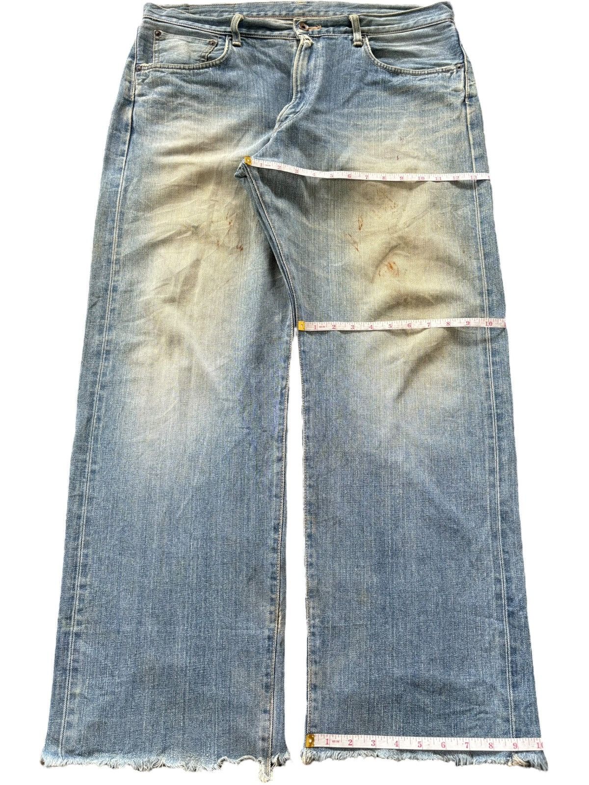Edwin Vintage Edwin 505 Selvedge Distress Baggy Jeans Size US 39 - 8 Thumbnail