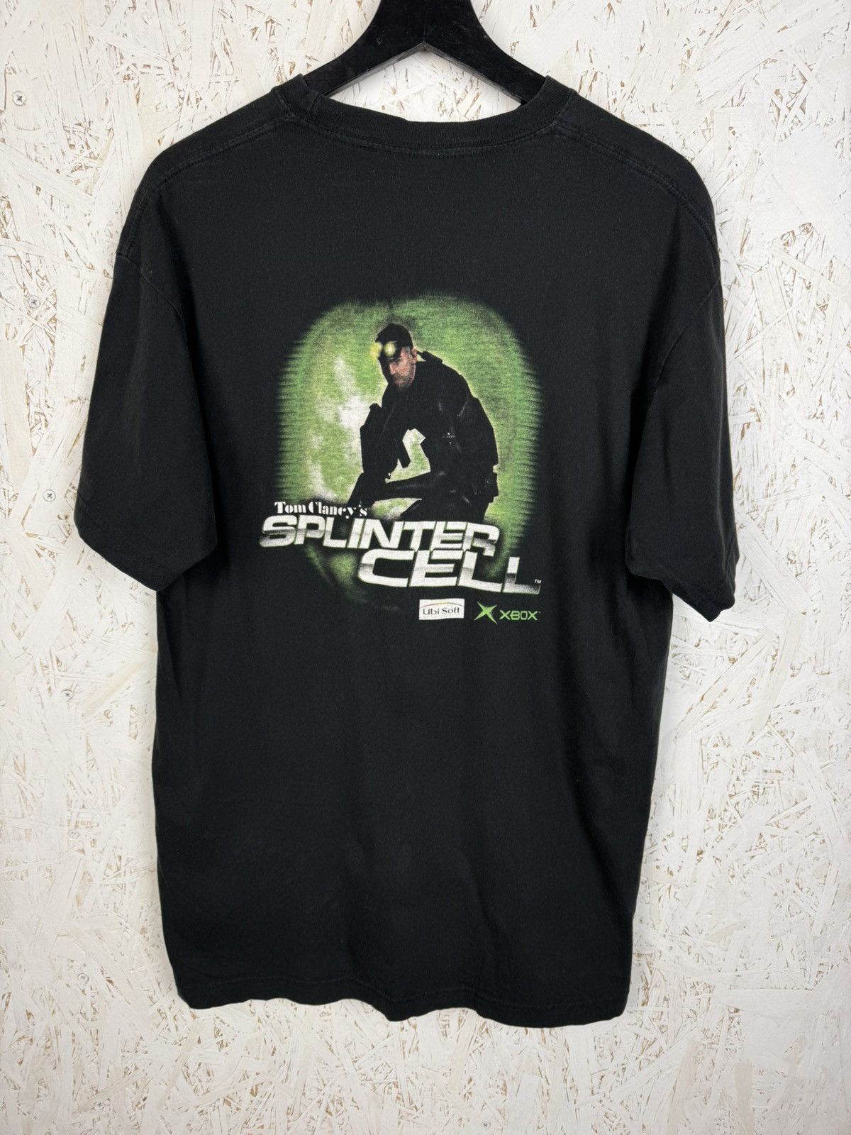 Vintage Tom Clancy’s Splinter Cell 2002 Ubisoft Xbox Game T-Shirt L Size US L / EU 52-54 / 3 - 1 Thumbnail