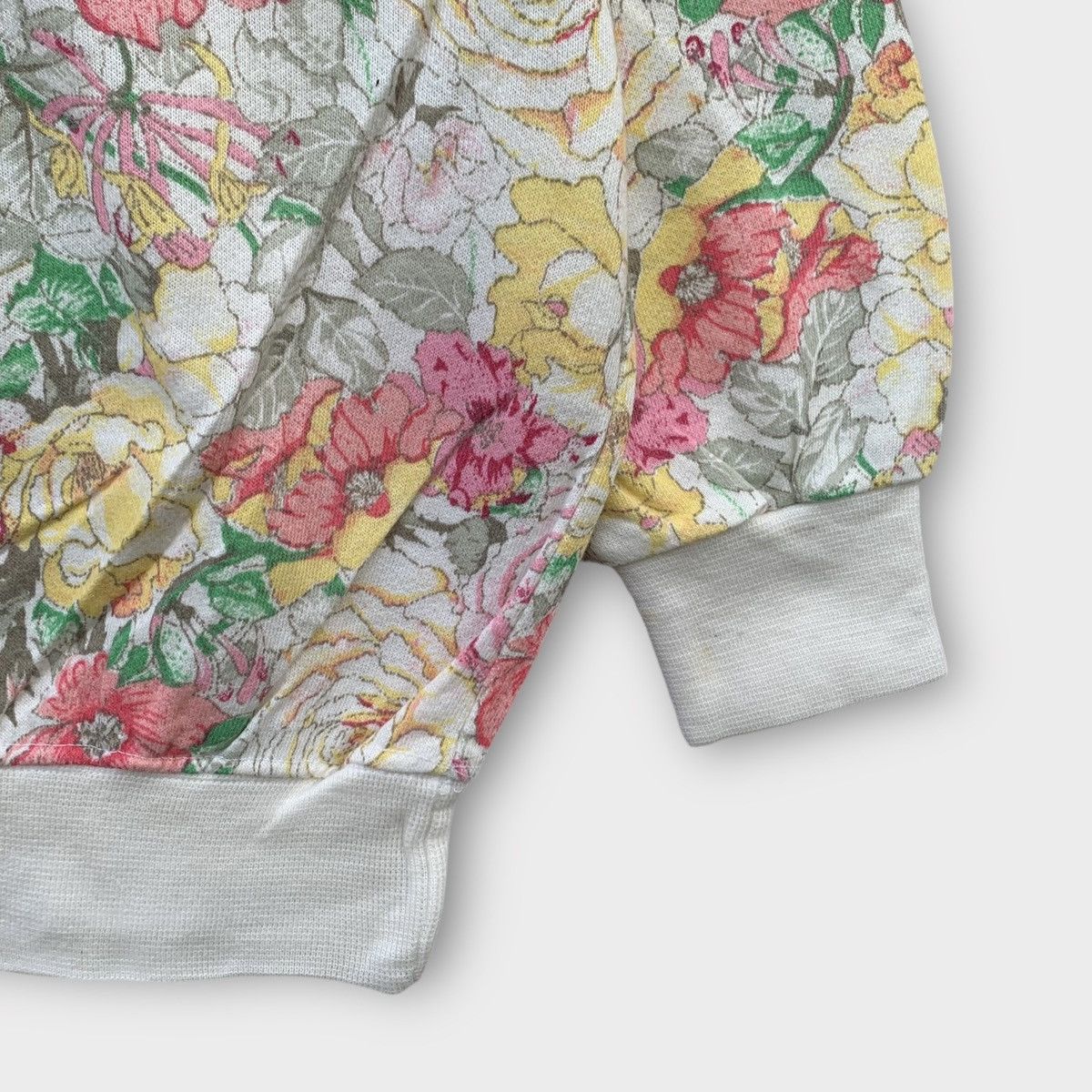 Vintage Vintage 90s Sport i Flowers Sweatshirt Size L / US 10 / IT 46 - 6 Thumbnail