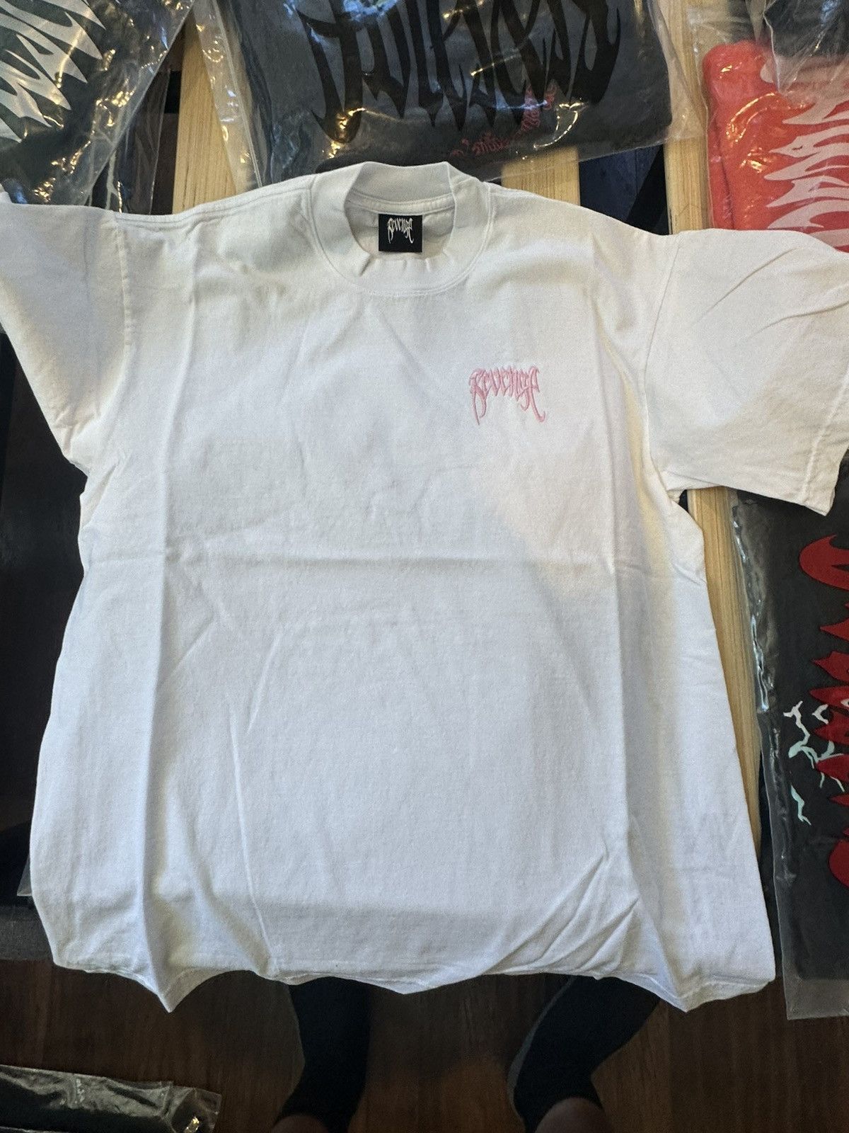 Revenge Basic embroidery White/Pink Size US M / EU 48-50 / 2 - 1 Thumbnail