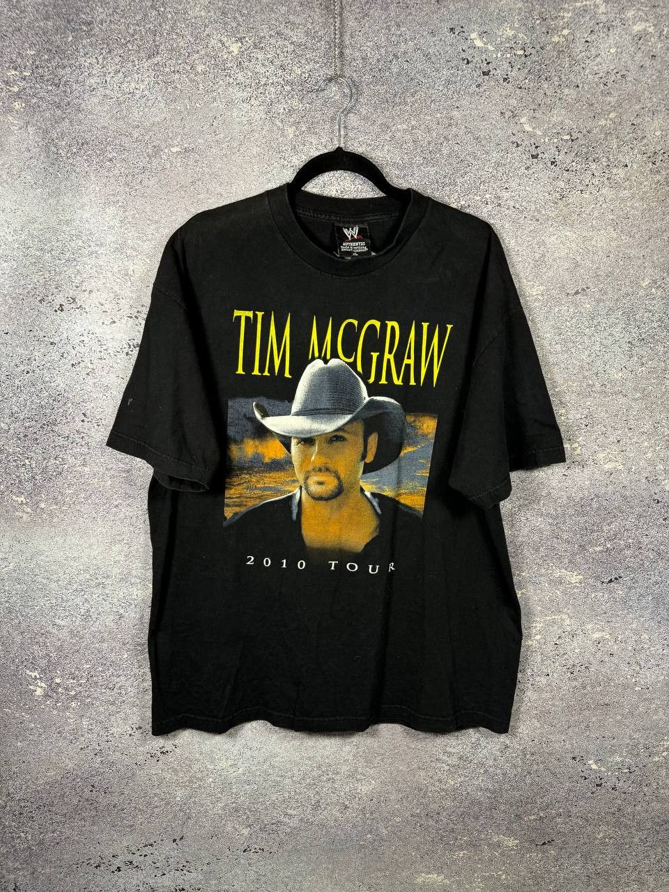Vintage × WWE Tim McGraw Tour T Shirt Adult Black Faded Lady Antebellum Size US XL / EU 56 / 4 - 1 Thumbnail
