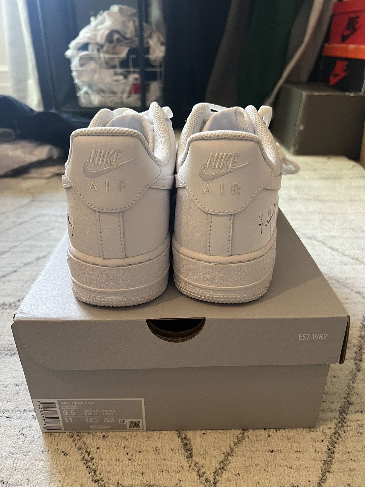 Nike × Travis Scott Nike X Travis Scott Utopia Air Force 1 Size US 9.5 / EU 42-43 - 6 Thumbnail