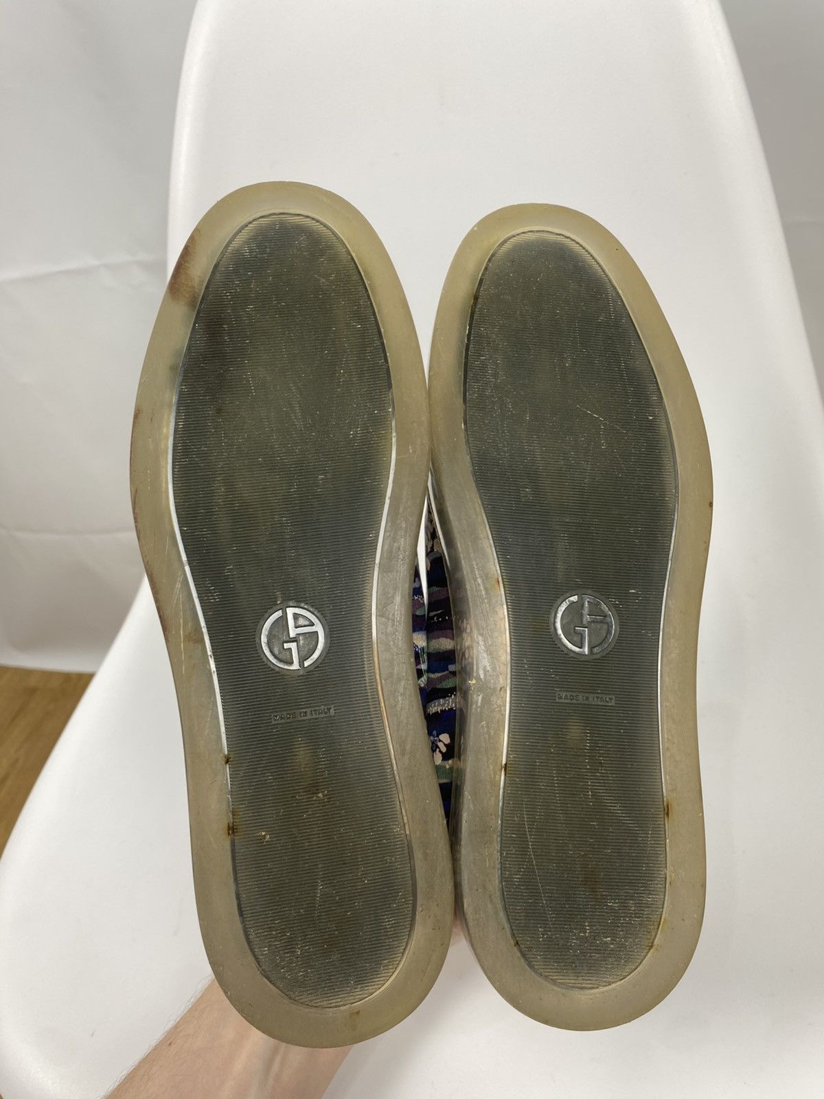 Giorgio Armani Giorgio Armani Printed Sneakers Multicolor size 40 Size US 10 / IT 40 - 9 Thumbnail