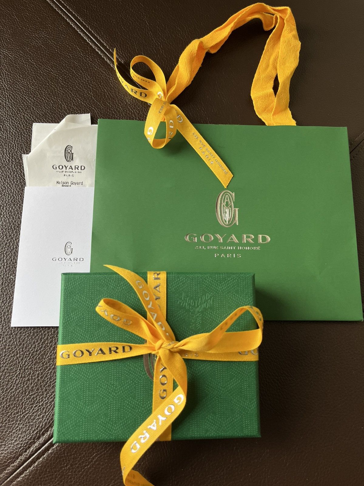 Goyard Goyard Leather Card Holder Brand New Giftable Condition Size ONE SIZE - 2 Thumbnail