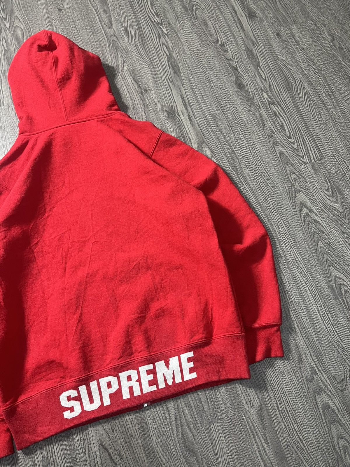 Supreme Supreme Text Rib Hoodie Size US L / EU 52-54 / 3 - 7 Thumbnail