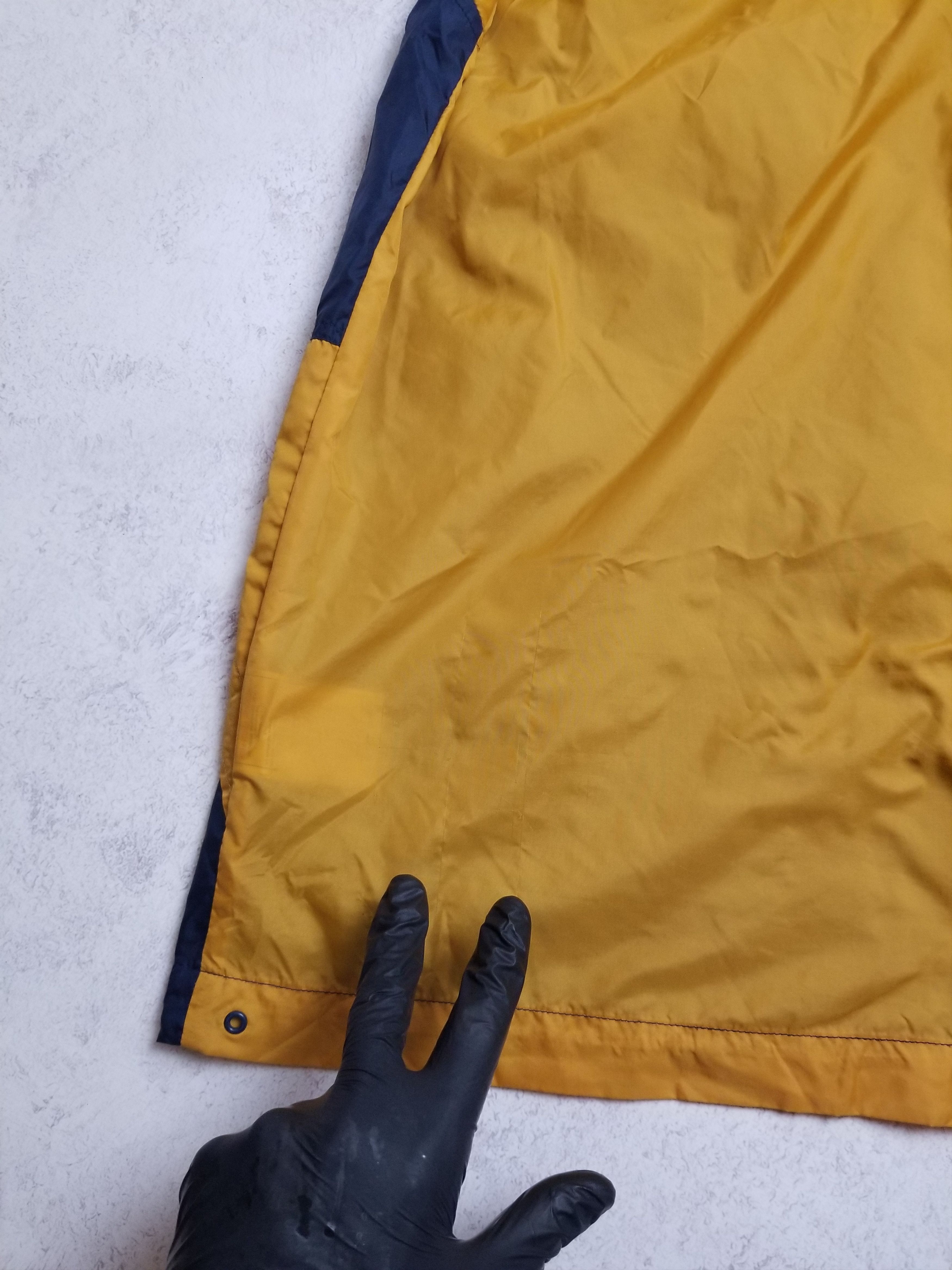 Nike Vintage Nike 90s Windbreaker Jacket Lined Navy Blue Mustard Size US XL / EU 56 / 4 - 19 Thumbnail