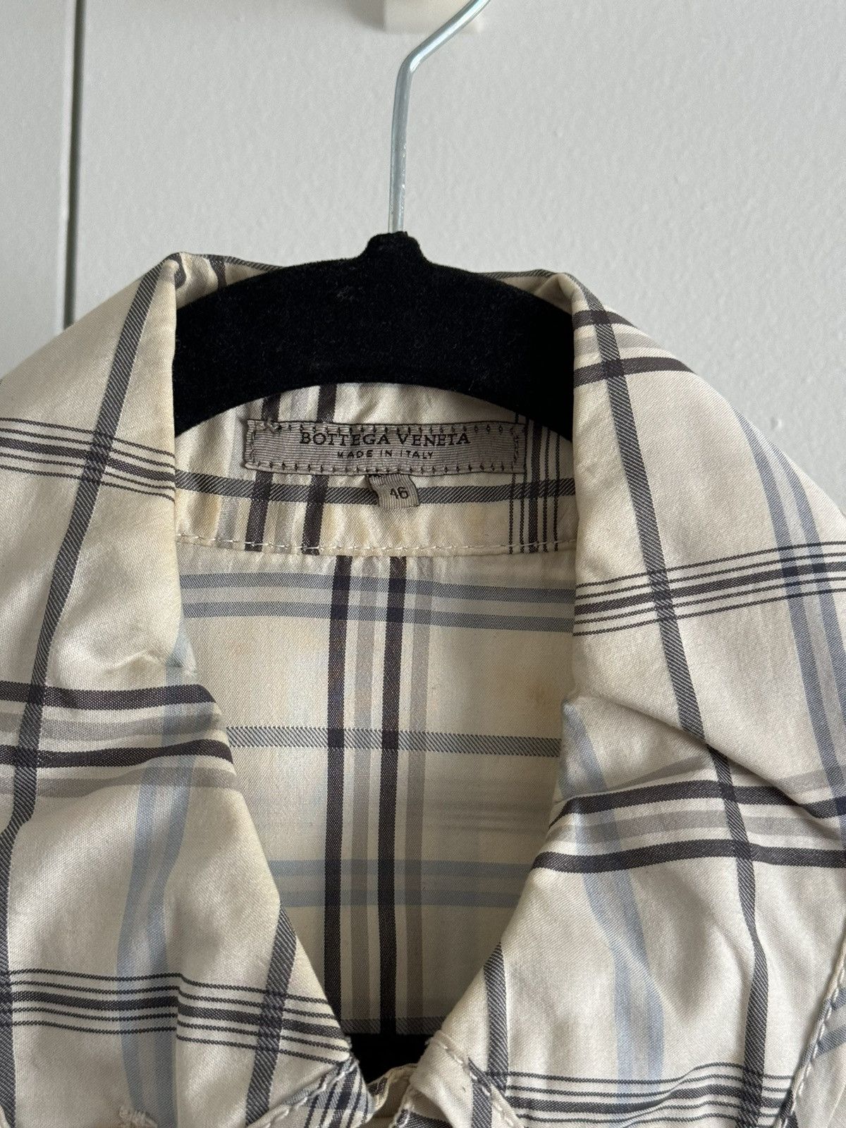 Bottega Veneta Bottega Veneta S/S 2008 Cotton Silk Shirt Jacket Size US S / EU 44-46 / 1 - 3 Thumbnail