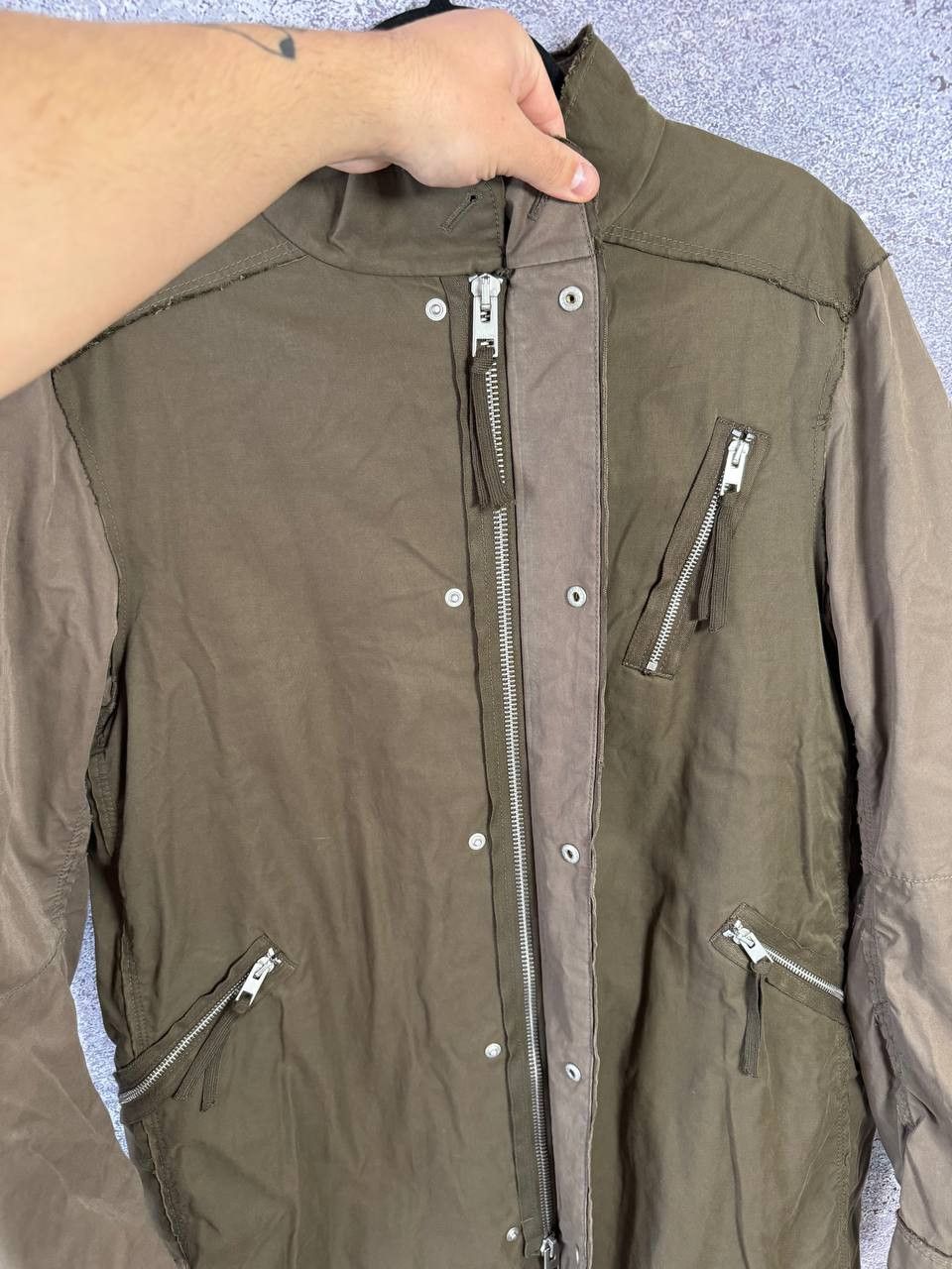 Allsaints AllSaints Green Utility Logan Jacket/Parka Japanese Cloth M Size US M / EU 48-50 / 2 - 16 Thumbnail